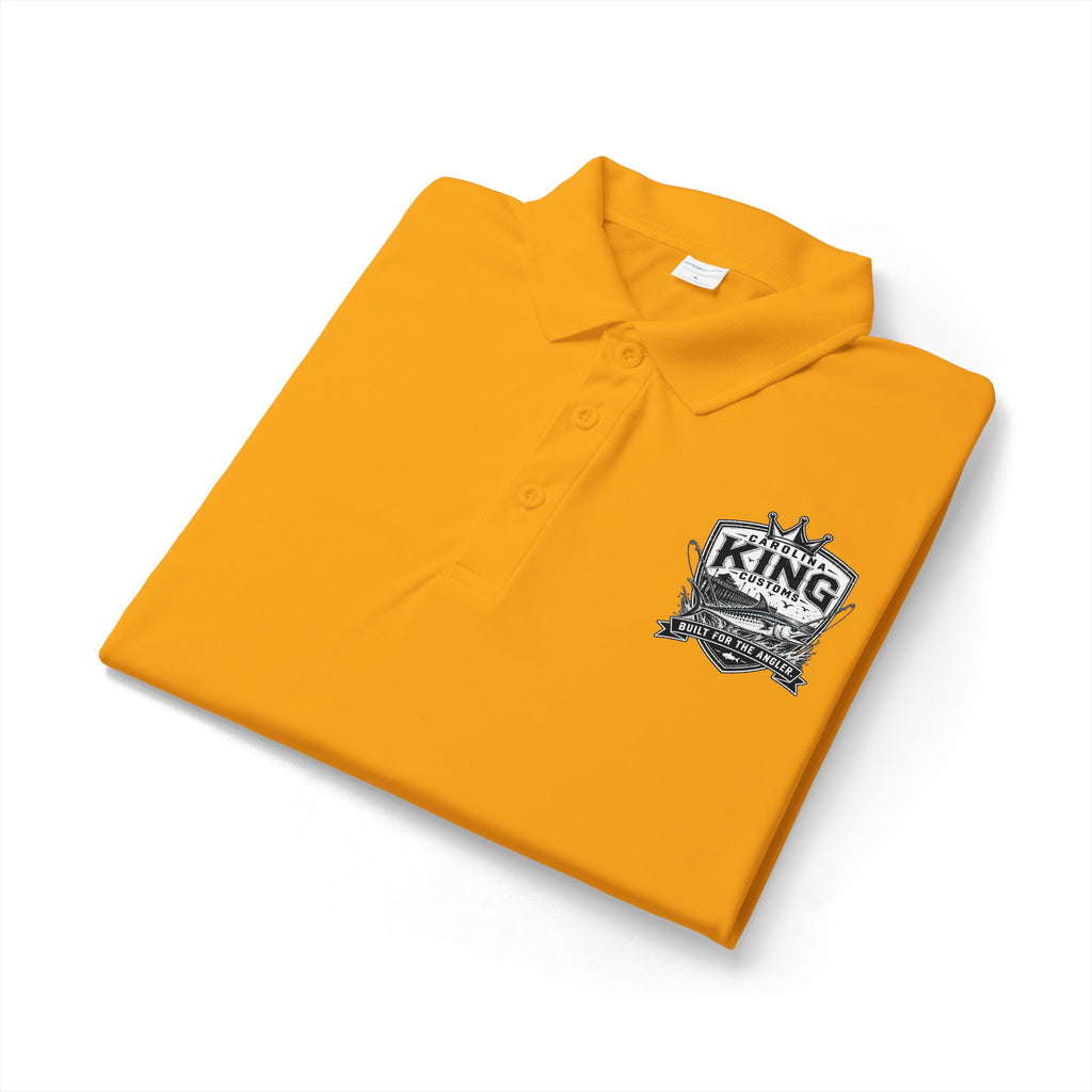 Micropolitan King Logo Polo Shirt | White embroidered chest design