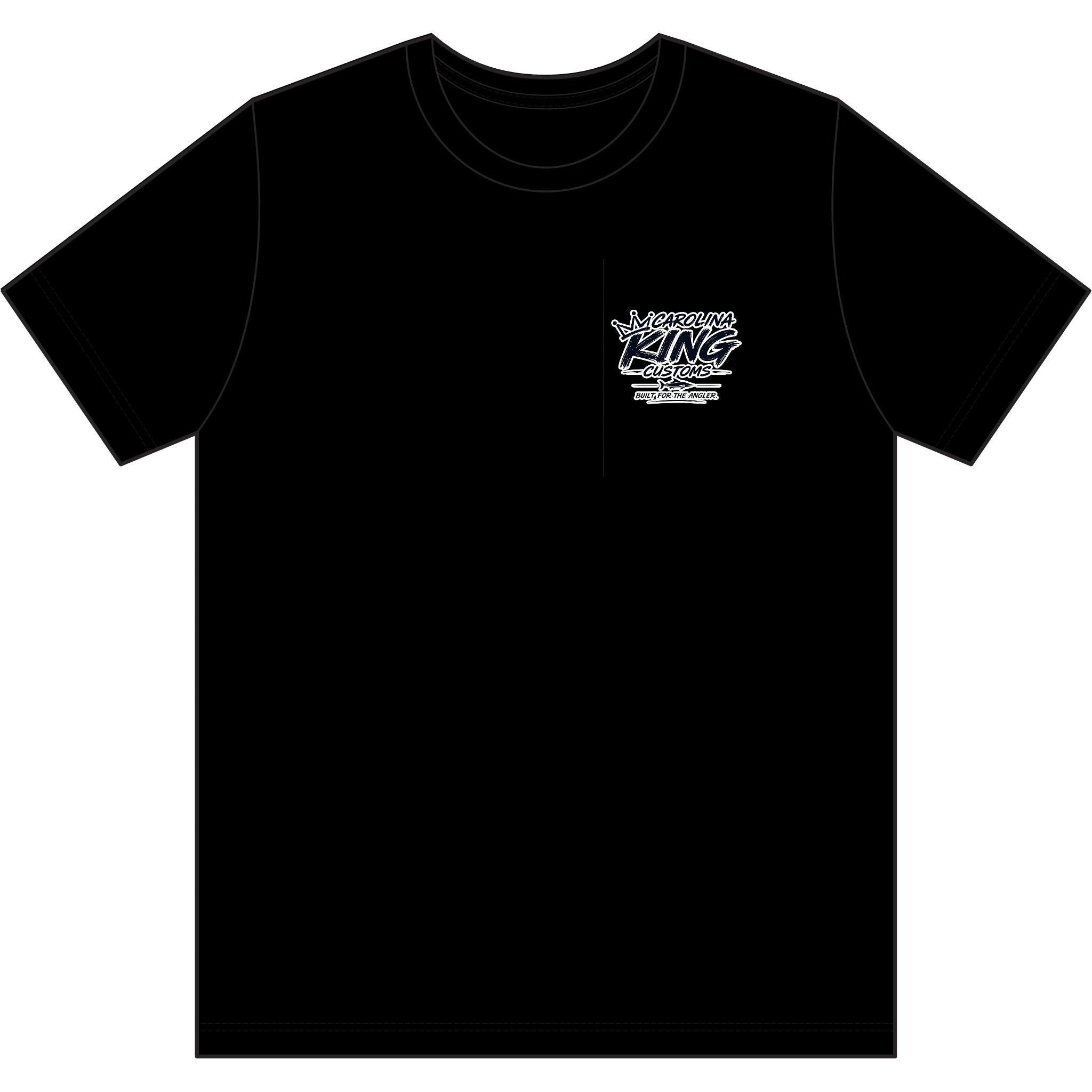 Carolina King cabia Logo T-Shirt | Small Chest Graphic, Gray Tee