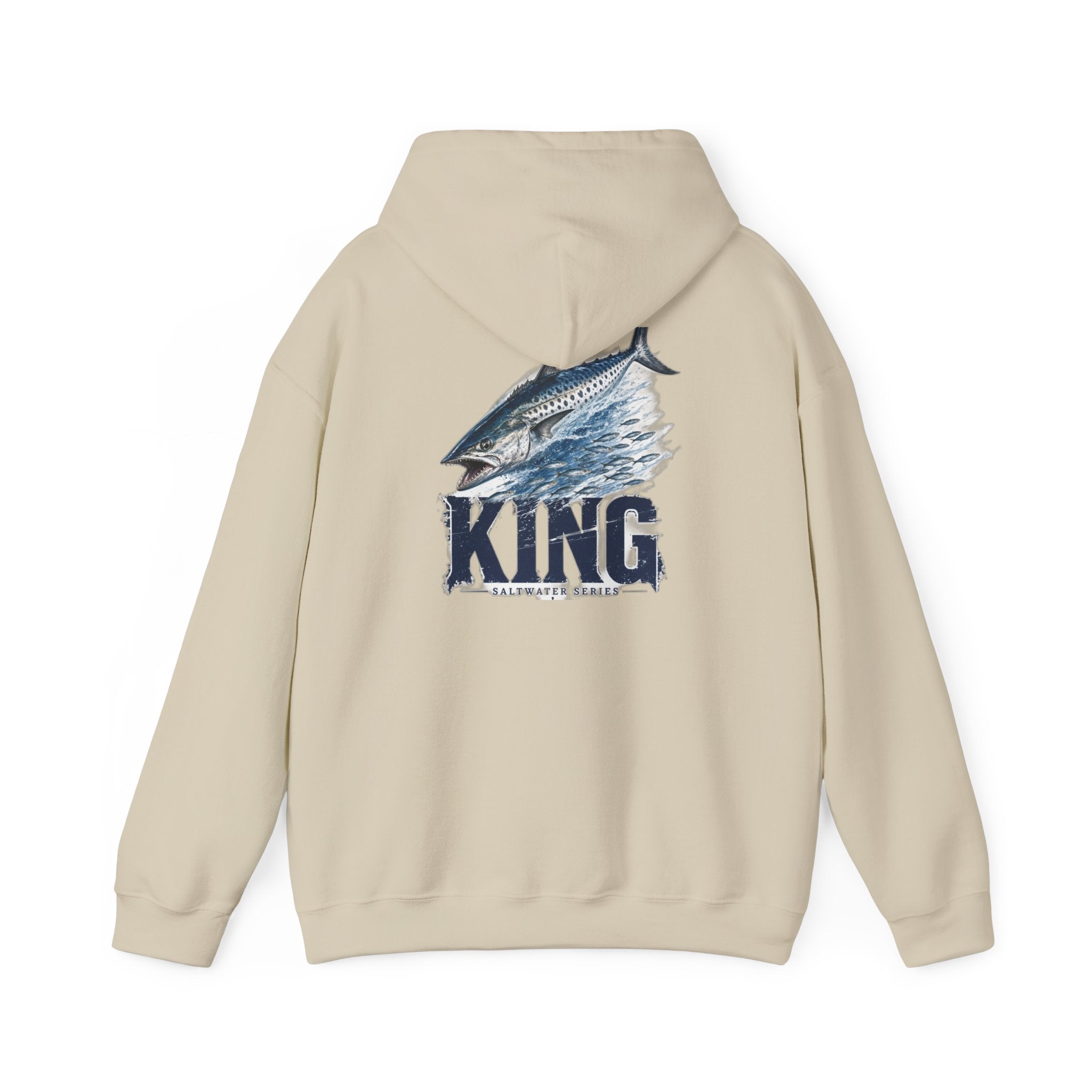 Saltwater King Fishing Hoodie | Leaping Fish Pier Sunset Hoodie