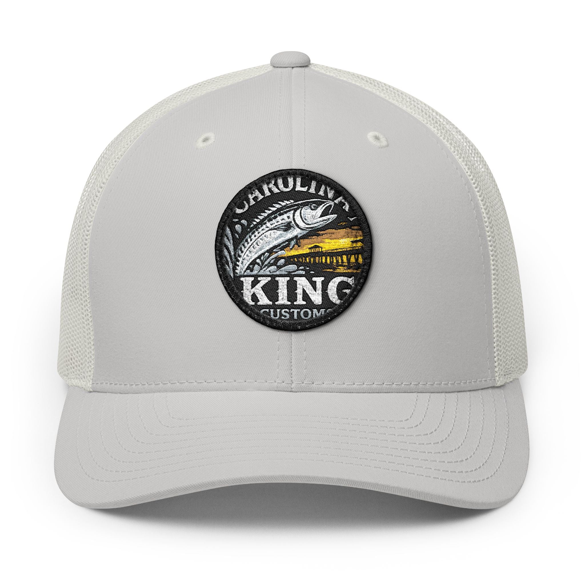 Carolina King Vintage Fishing Patch Snapback