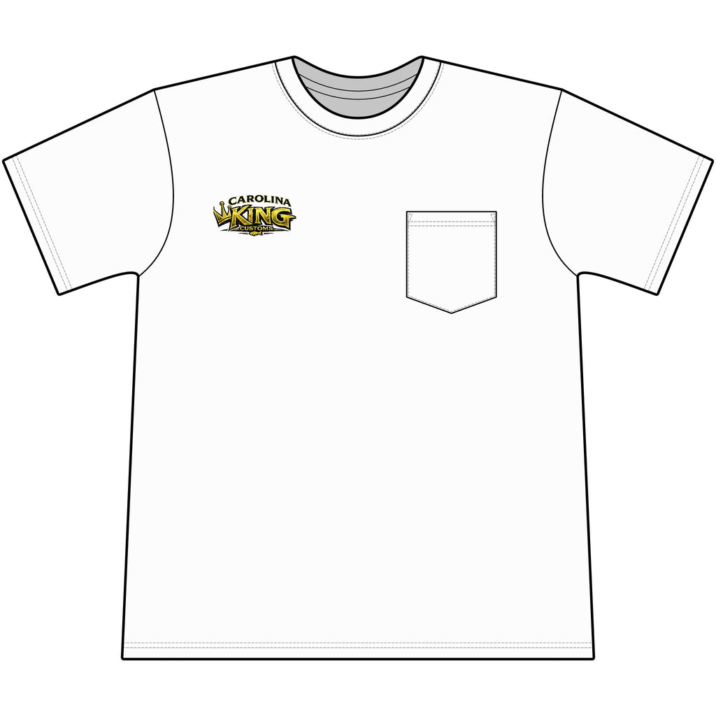 Speckled trout Illustration Pocket Tee | Carolina King Customs "Built for the Angler"