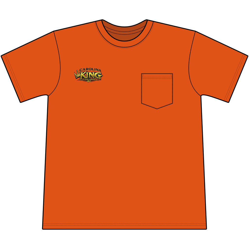 Speckled trout Illustration Pocket Tee | Carolina King Customs "Built for the Angler"