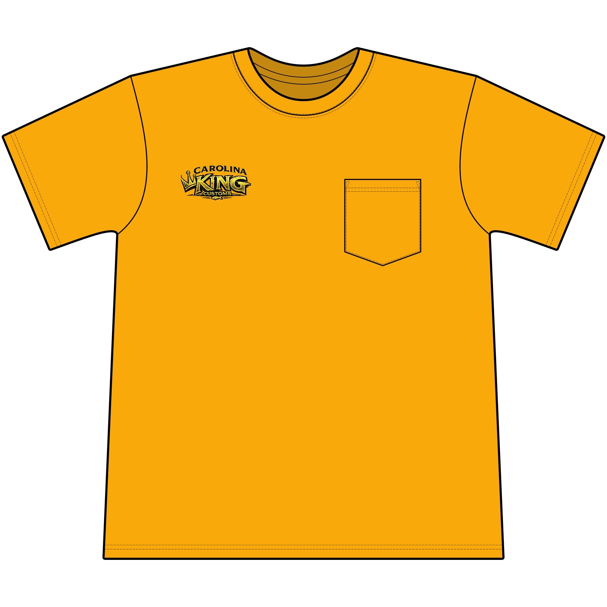 Speckled trout Illustration Pocket Tee | Carolina King Customs "Built for the Angler"