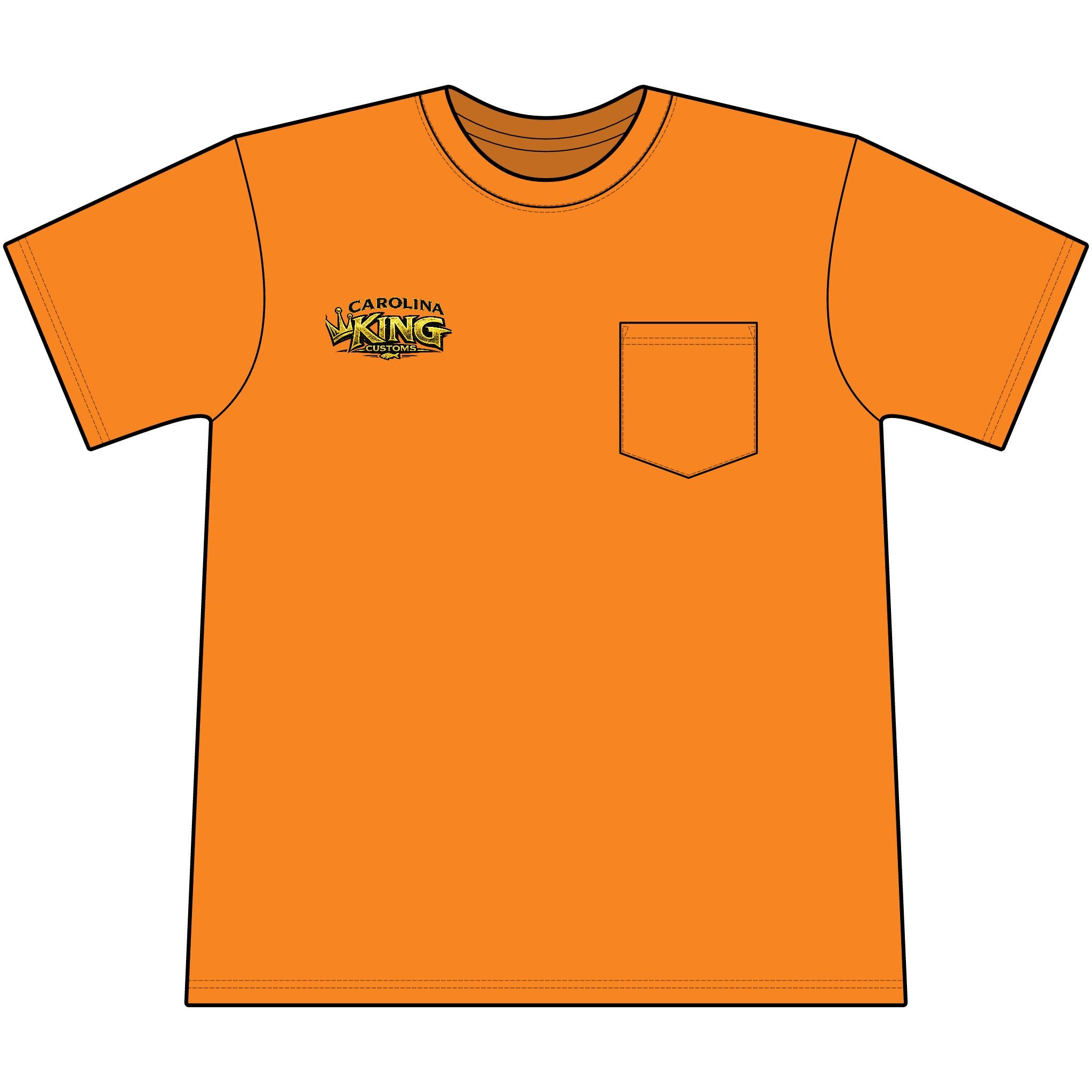 Speckled trout Illustration Pocket Tee | Carolina King Customs "Built for the Angler"