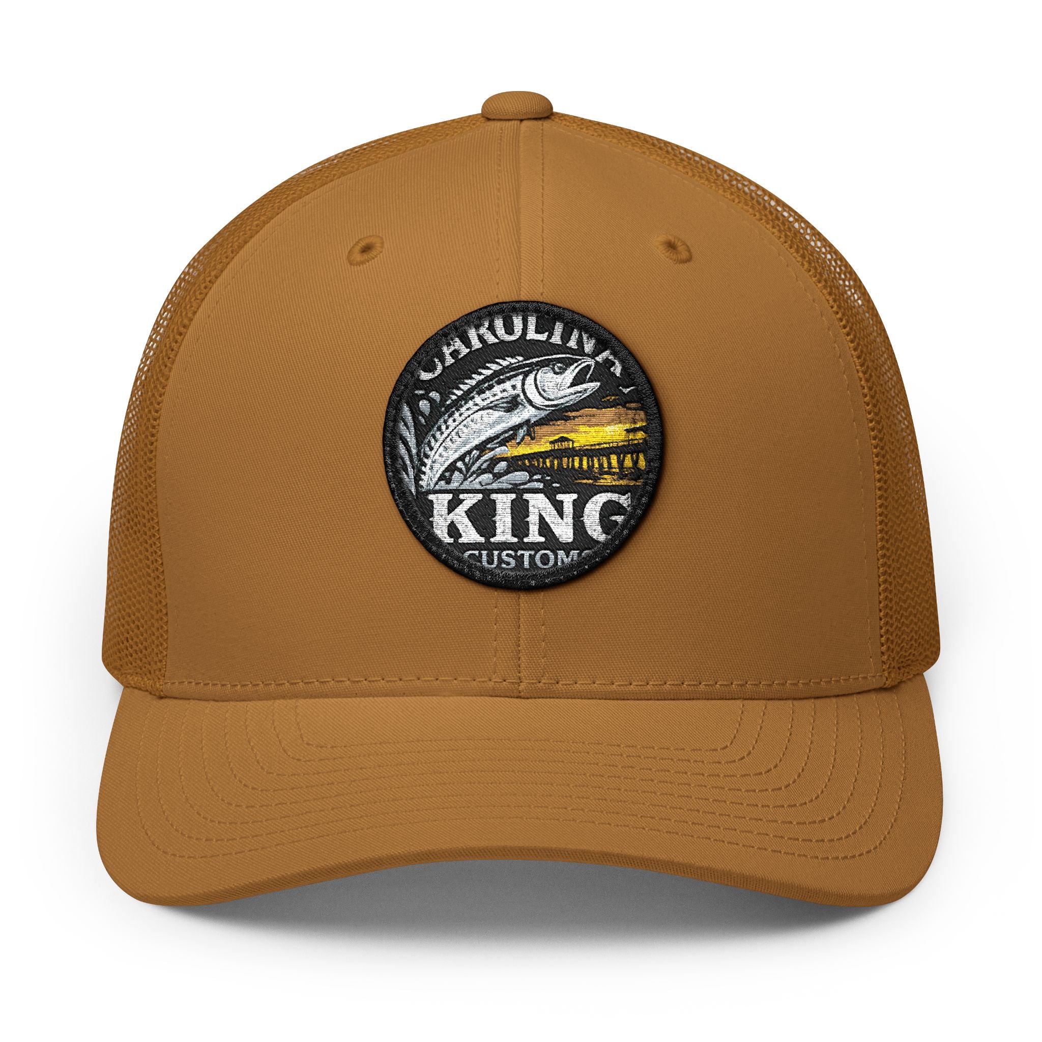 Carolina King Vintage Fishing Patch Snapback