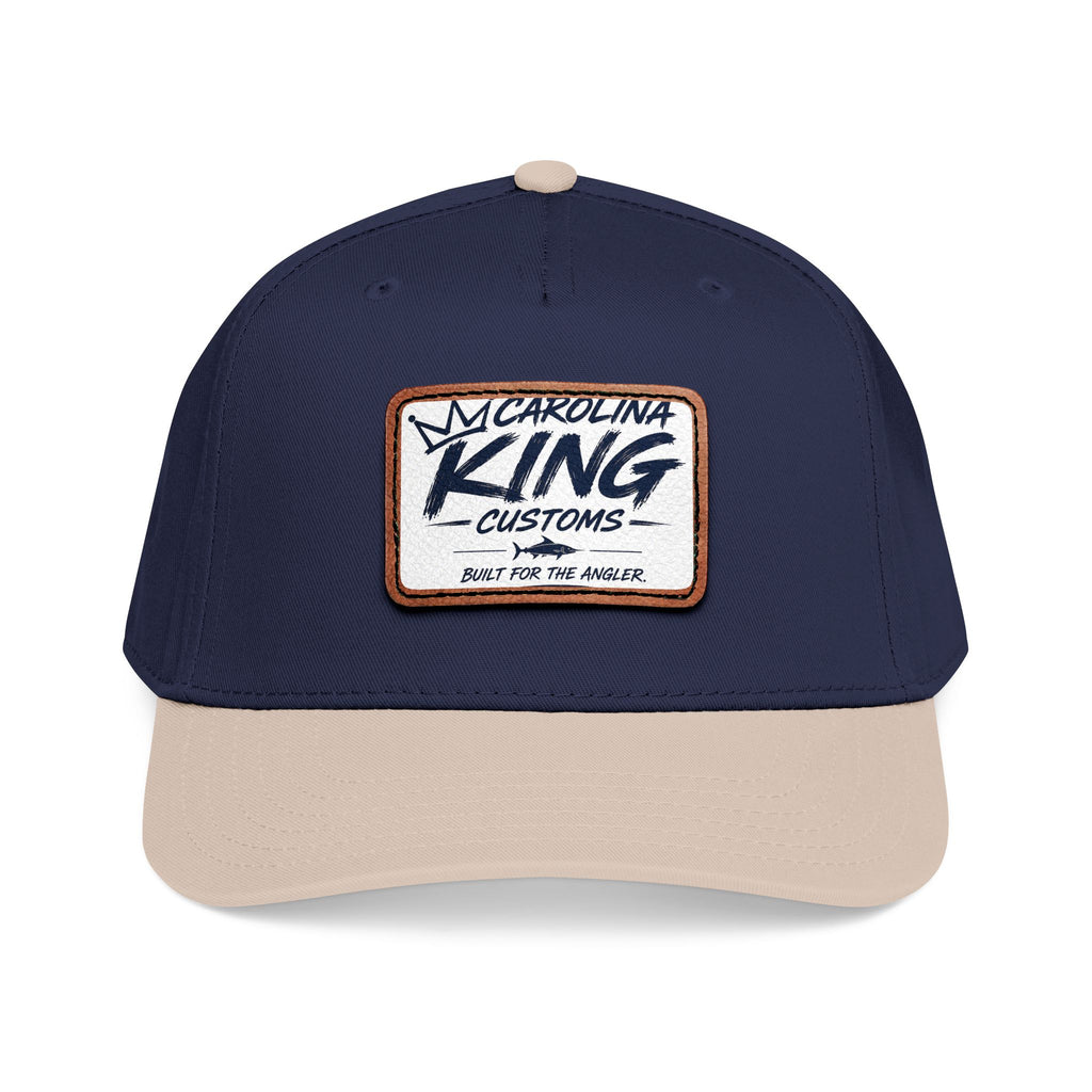 Carolina King Customs Patch Baseball Cap | Leather Rectangle Patch