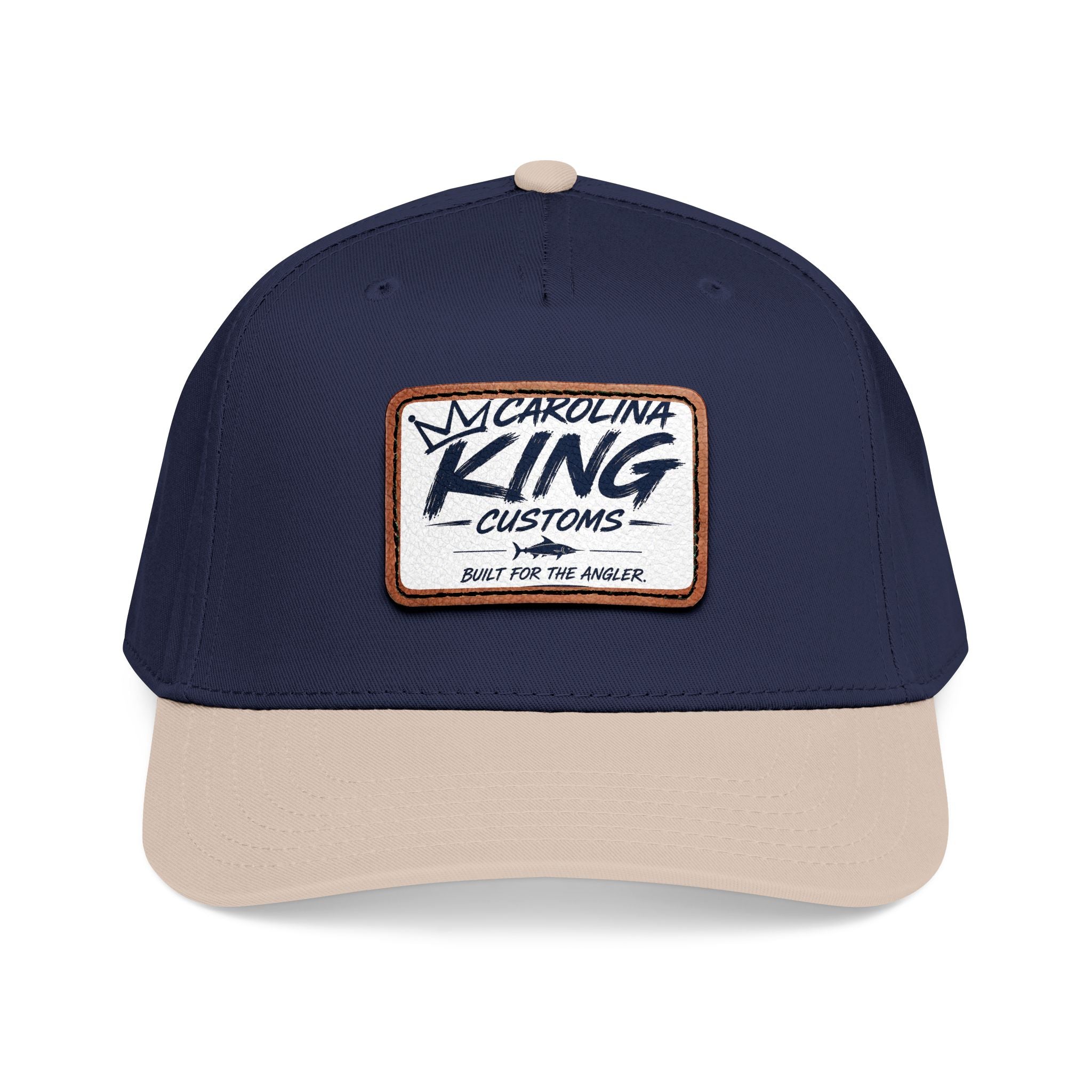 Carolina King Customs Patch Baseball Cap | Leather Rectangle Patch