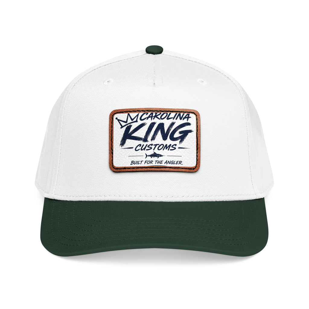 Carolina King Customs Patch Baseball Cap | Leather Rectangle Patch