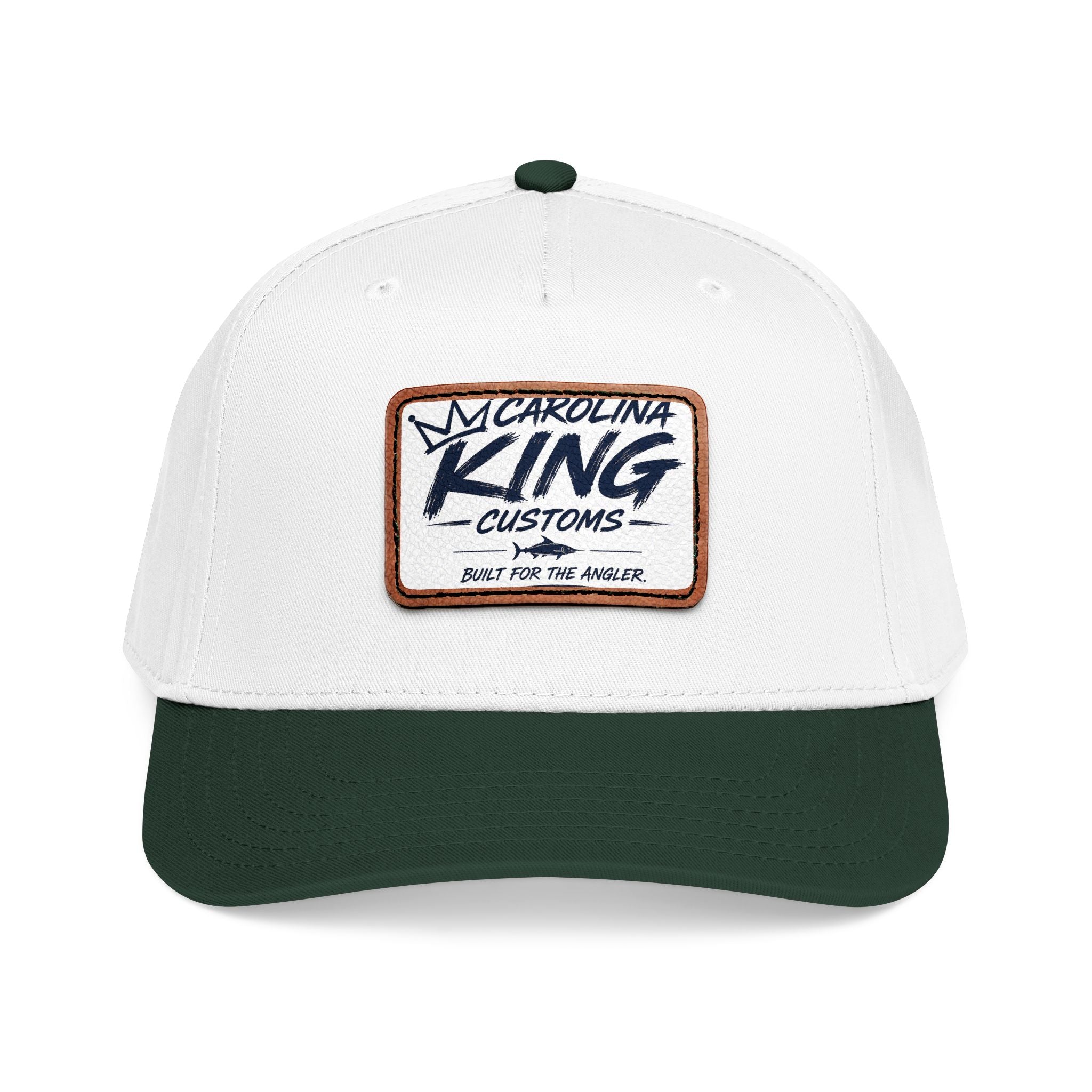 Carolina King Customs Patch Baseball Cap | Leather Rectangle Patch