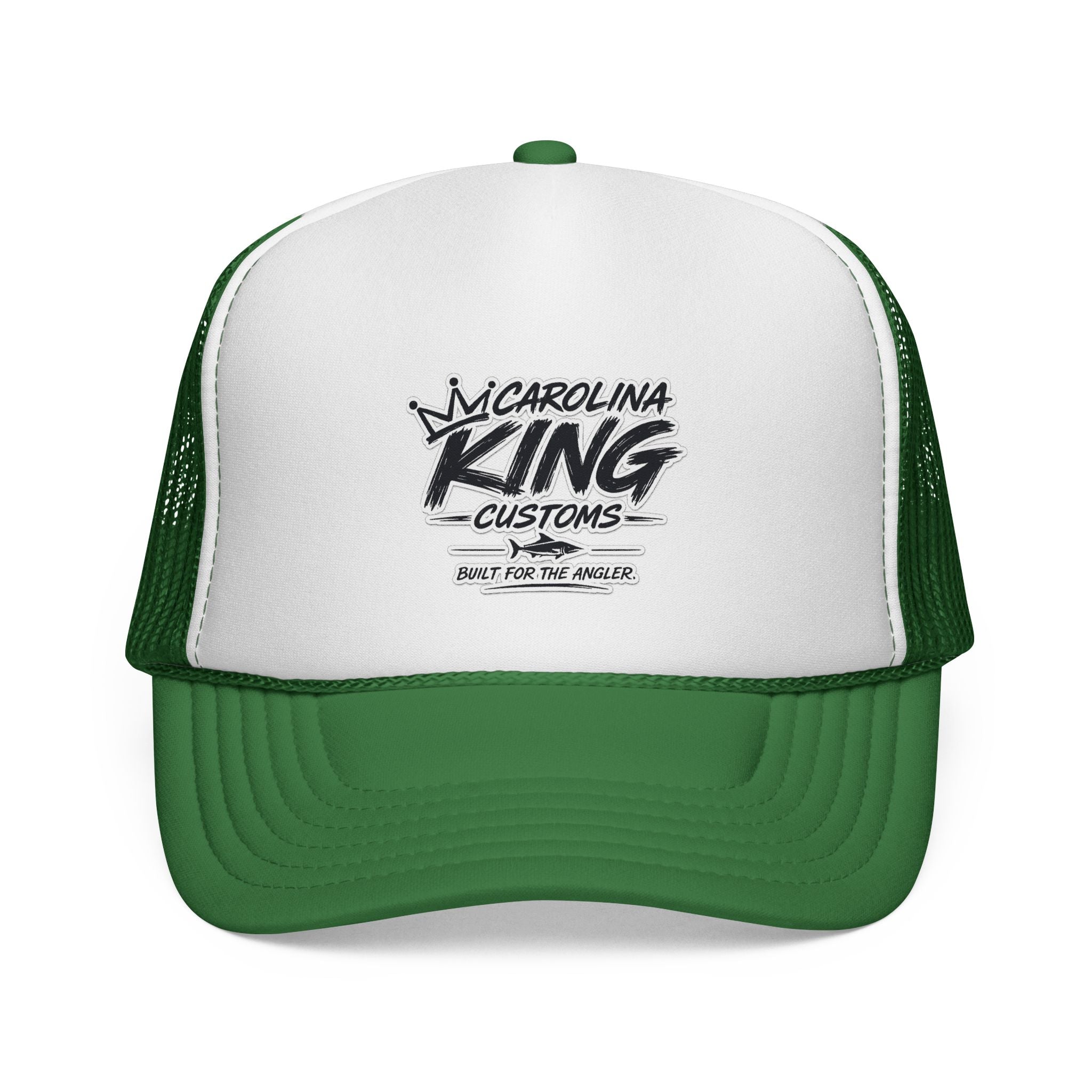 Carolina King Customs logo Trucker Cap | Fishing hat, embroidered patch style