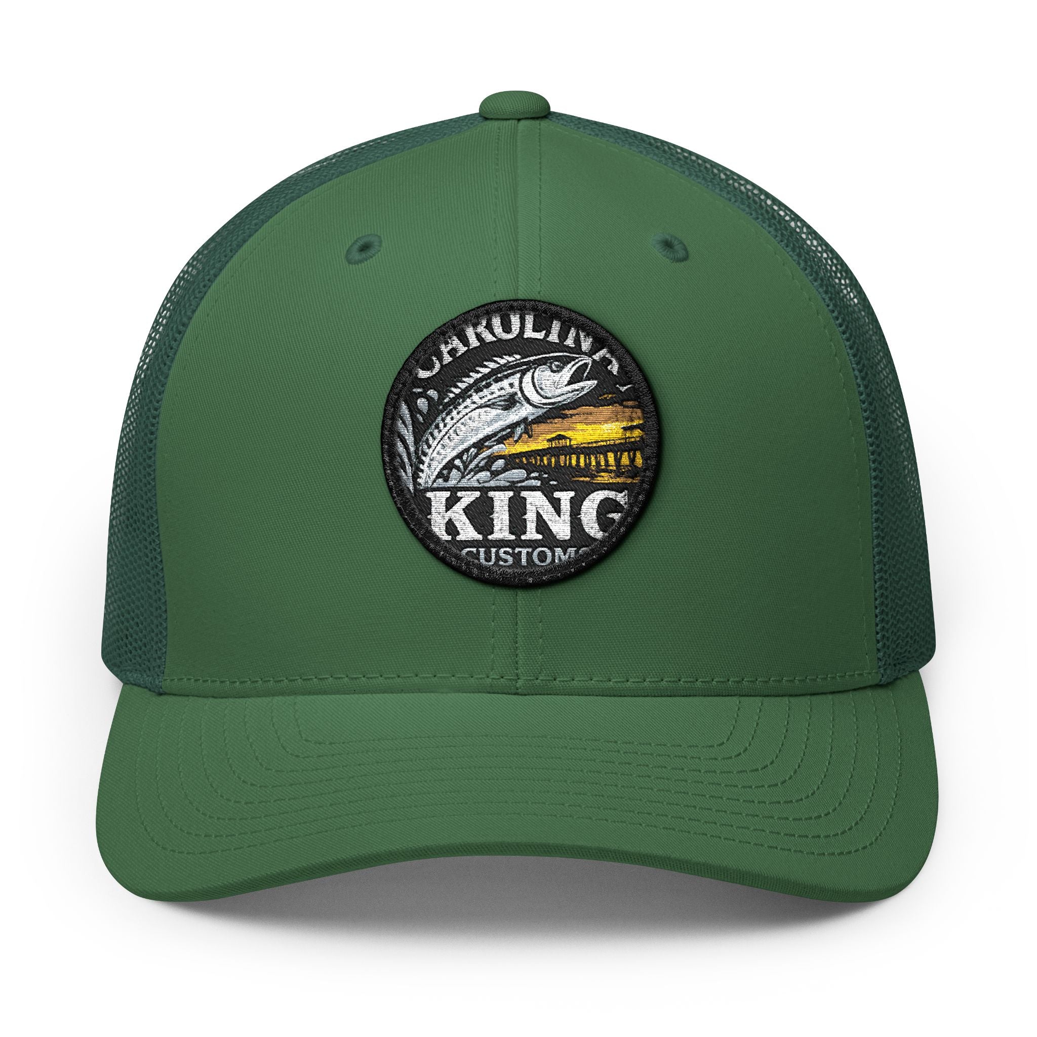 Carolina King Vintage Fishing Patch Snapback