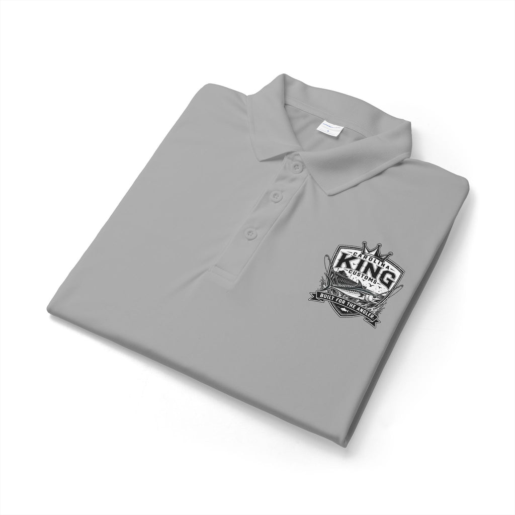 Micropolitan King Logo Polo Shirt | White embroidered chest design