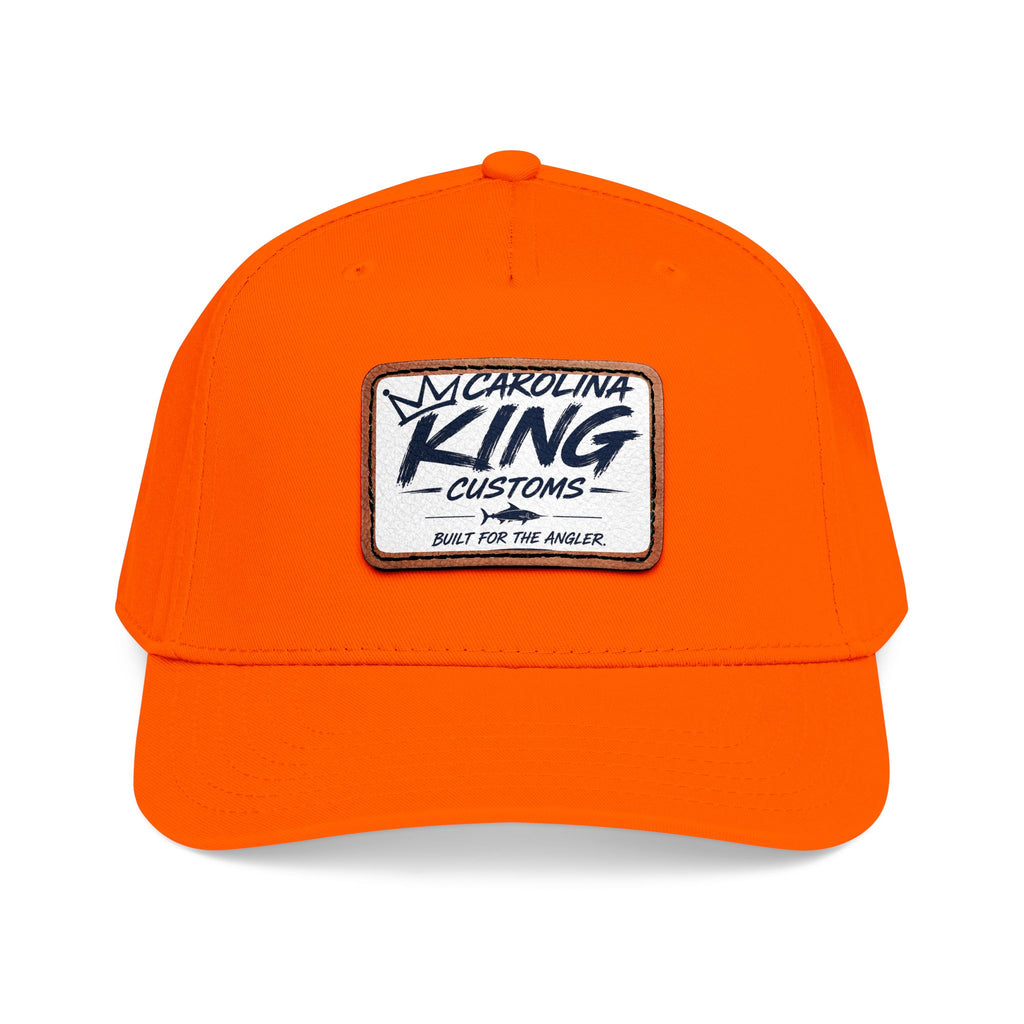 Carolina King Customs Patch Baseball Cap | Leather Rectangle Patch