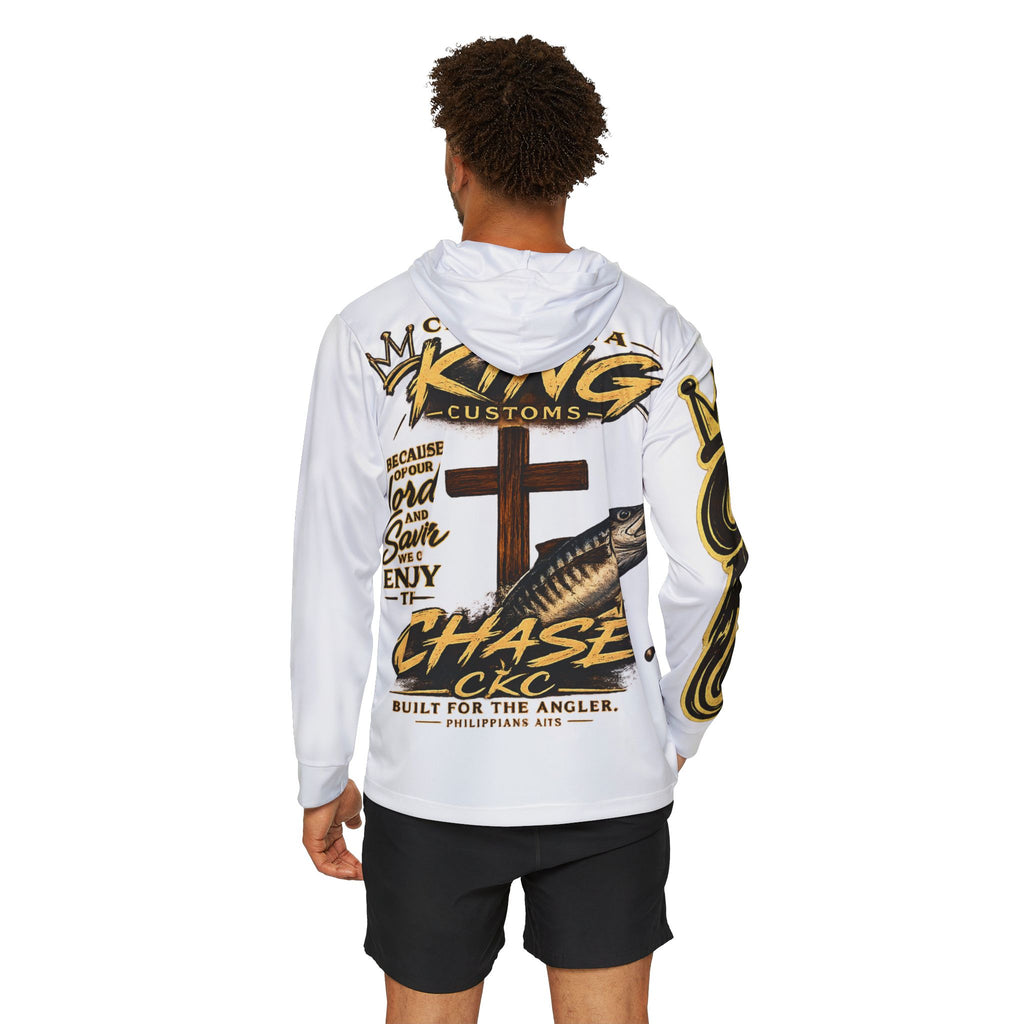 Carolina King Customs Cross & Fish Hoodie | Sports Warmup Hoodie