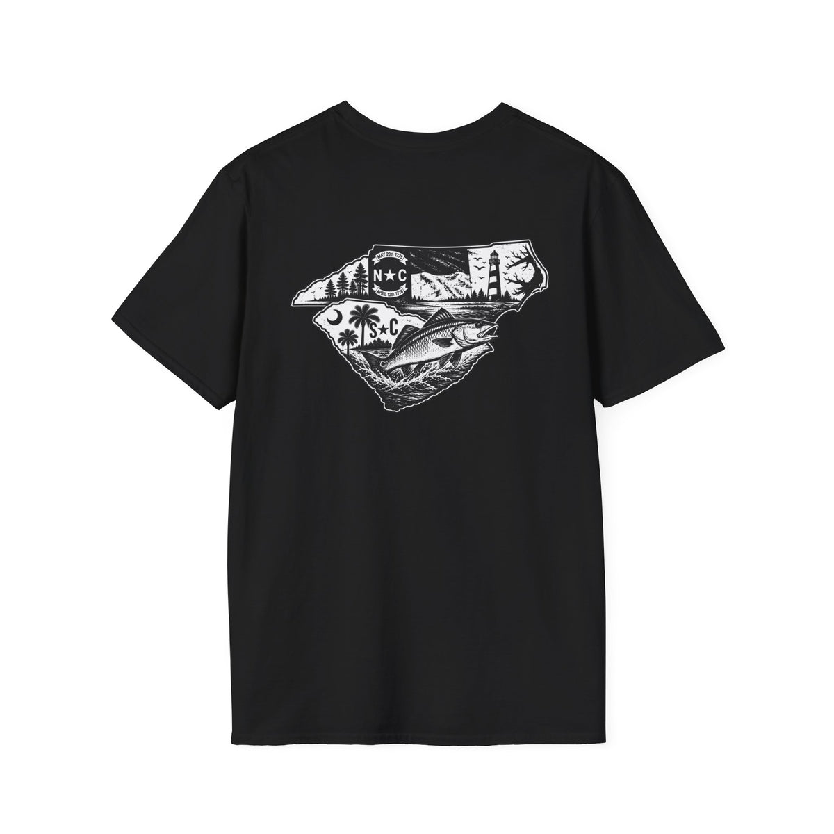 King Customs Logo T‑Shirt — Vintage 'King Customs: Built for the Average' Chest Print