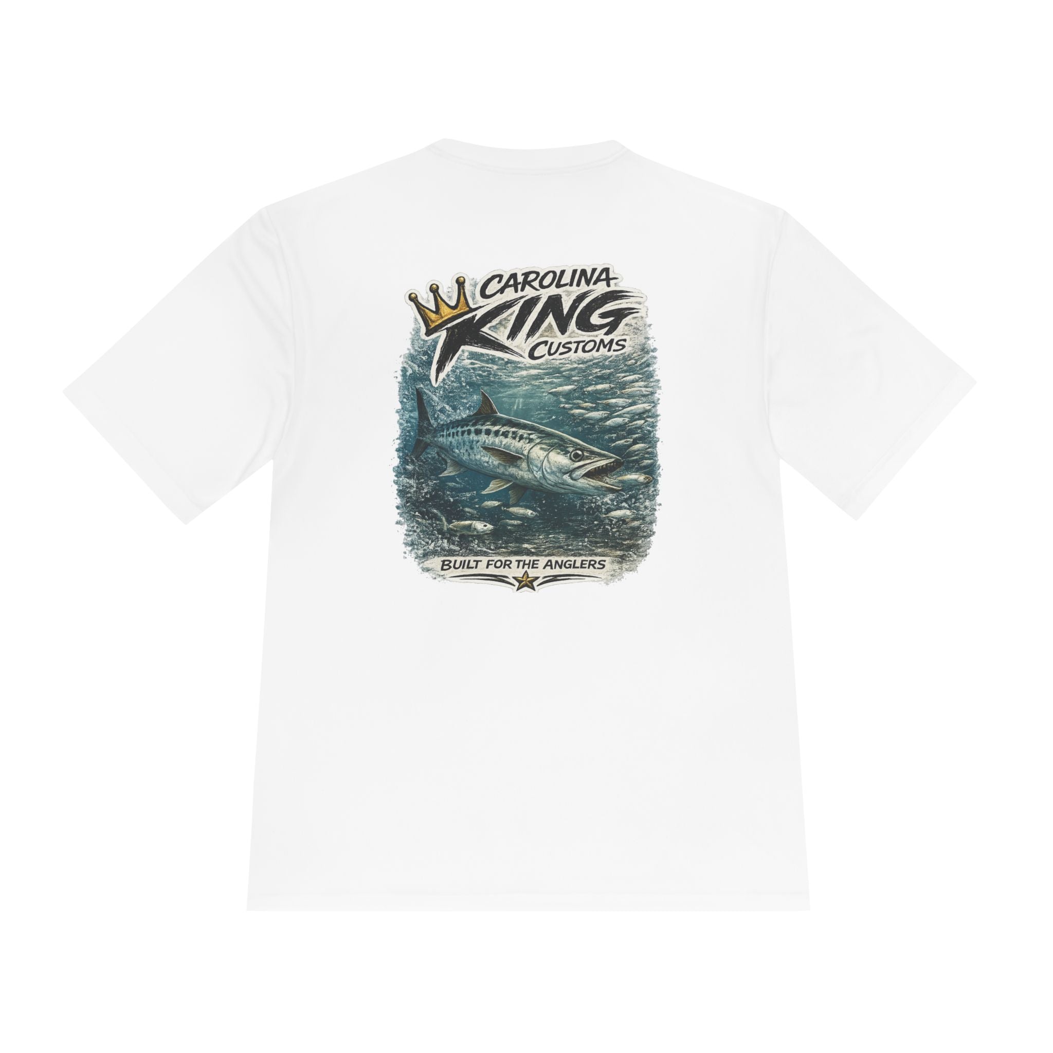 Carolina King Custom Fishing king Tee | Ocean Angler Graphic Shirt