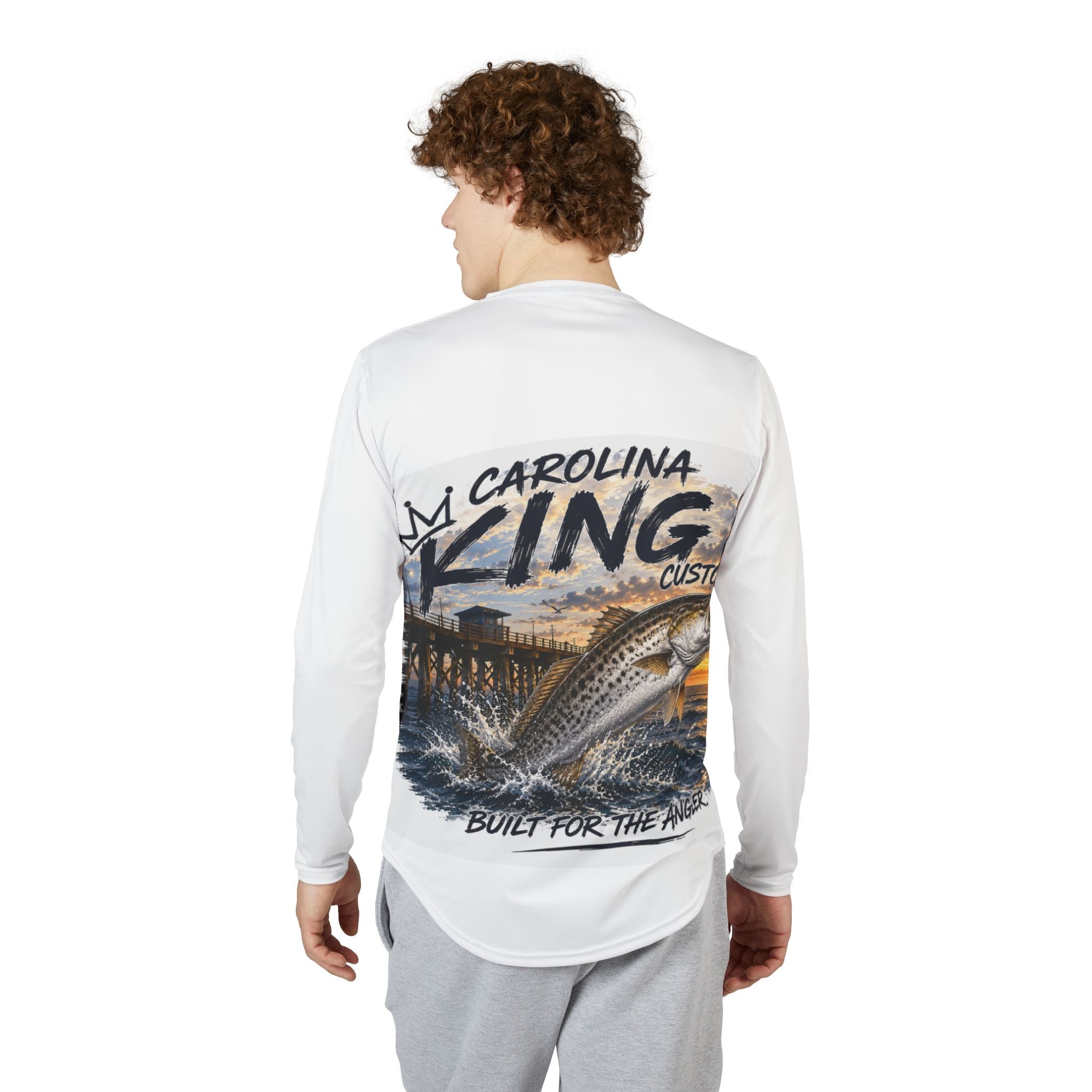 Carolina King Customs Fishing Graphic Long Sleeve Shirt | UV Protection