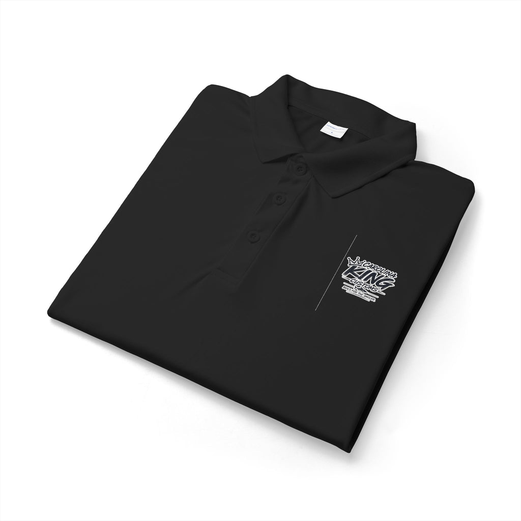 Micropolitan King Logo Polo Shirt | White embroidered chest design