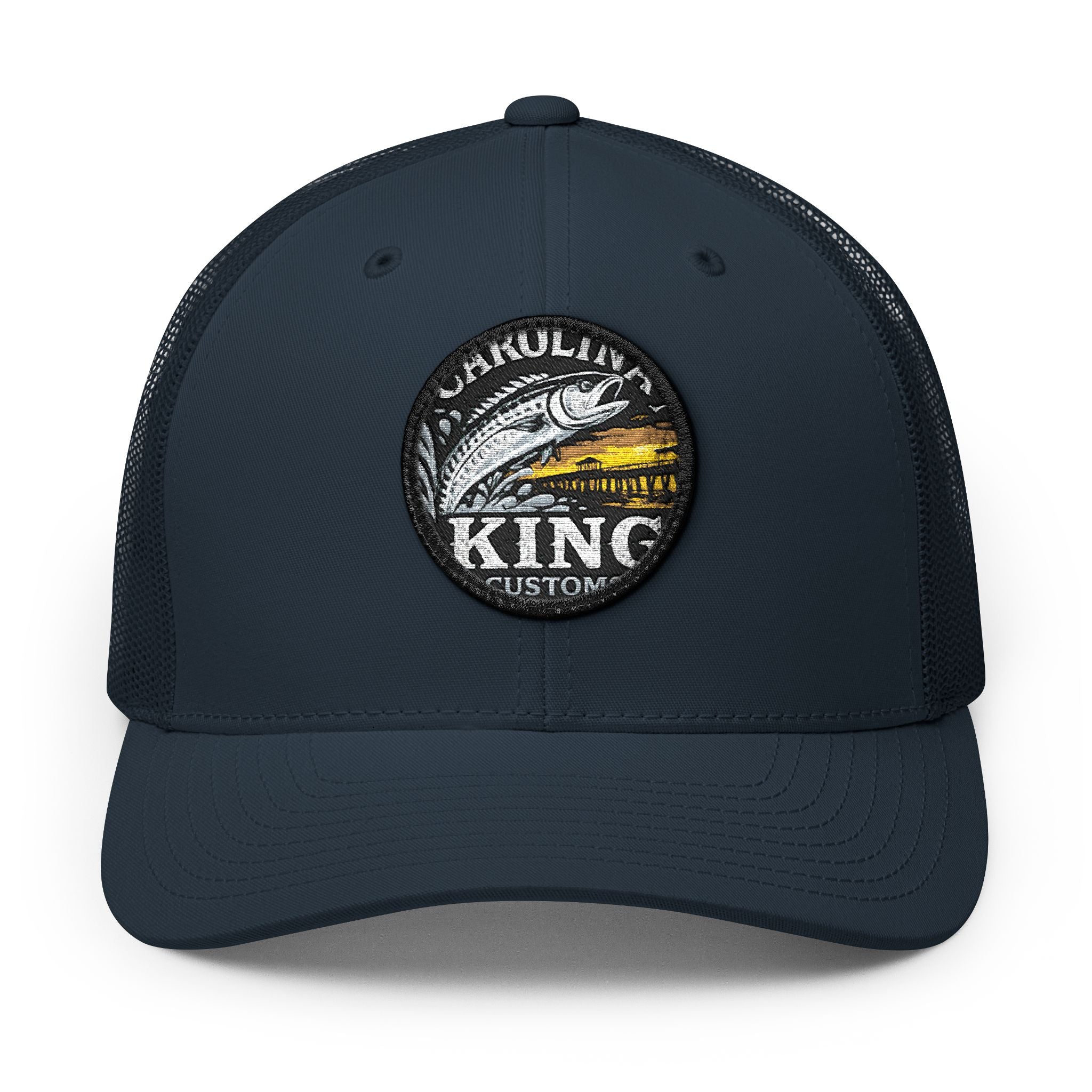 Carolina King Vintage Fishing Patch Snapback
