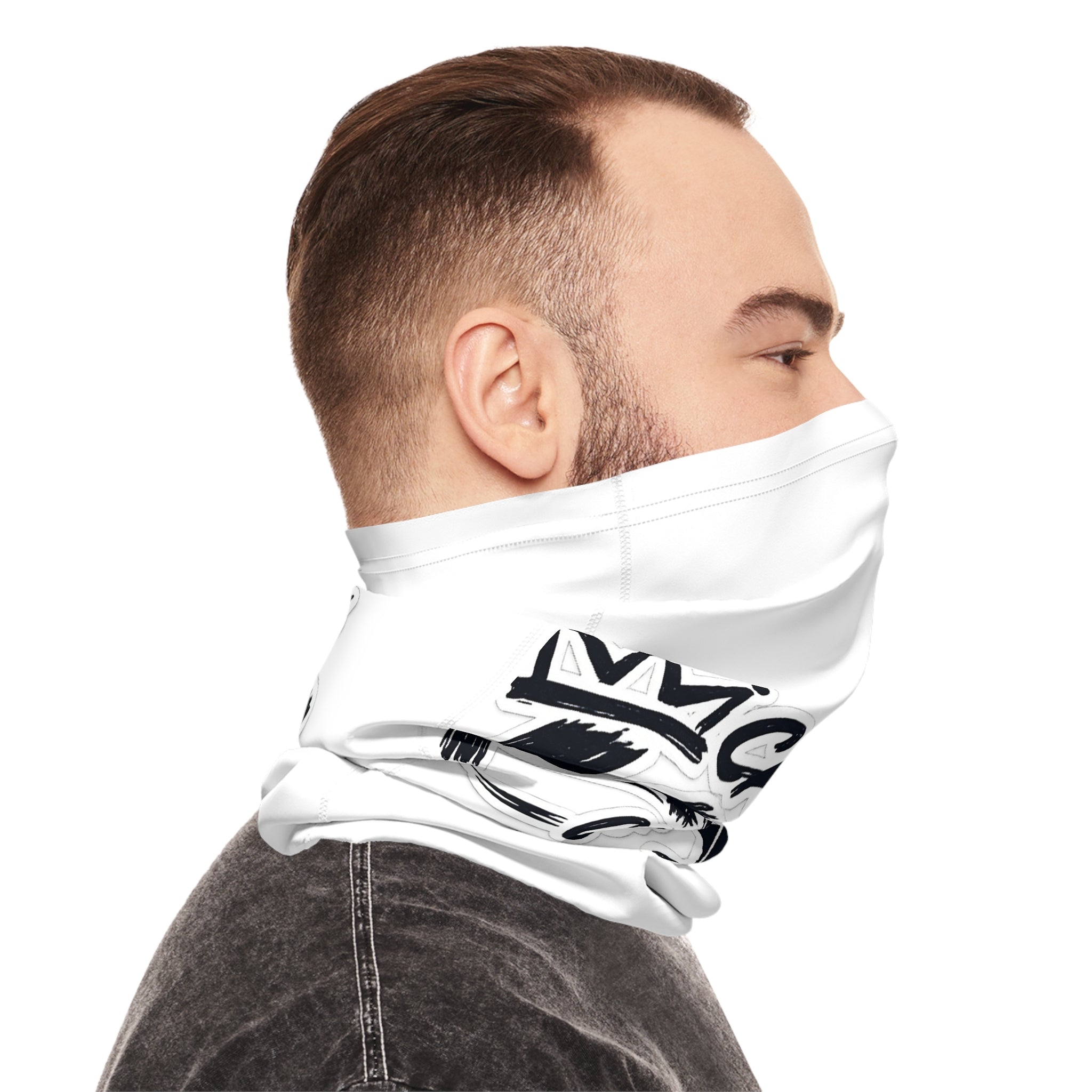 Carolina King Customs logo Midweight Neck Gaiter | Fishing angler apparel