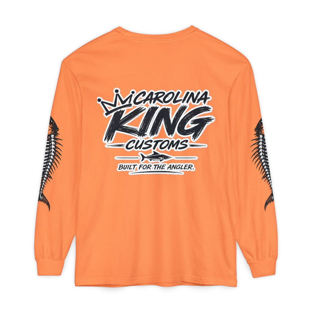 Crown CKC Script Chest Logo Long Sleeve T-Shirt | Minimal Hipster Streetwear