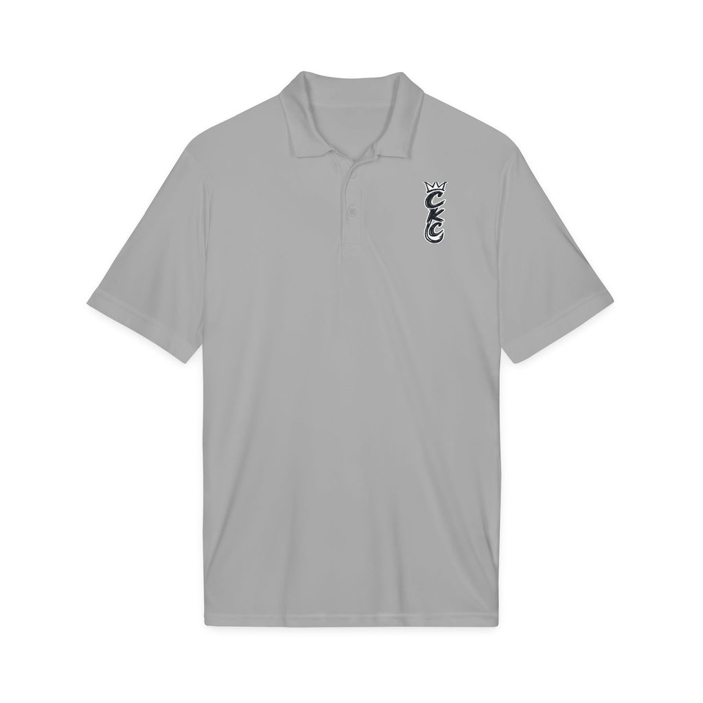 Vertical Tribal Dragon Logo Polo