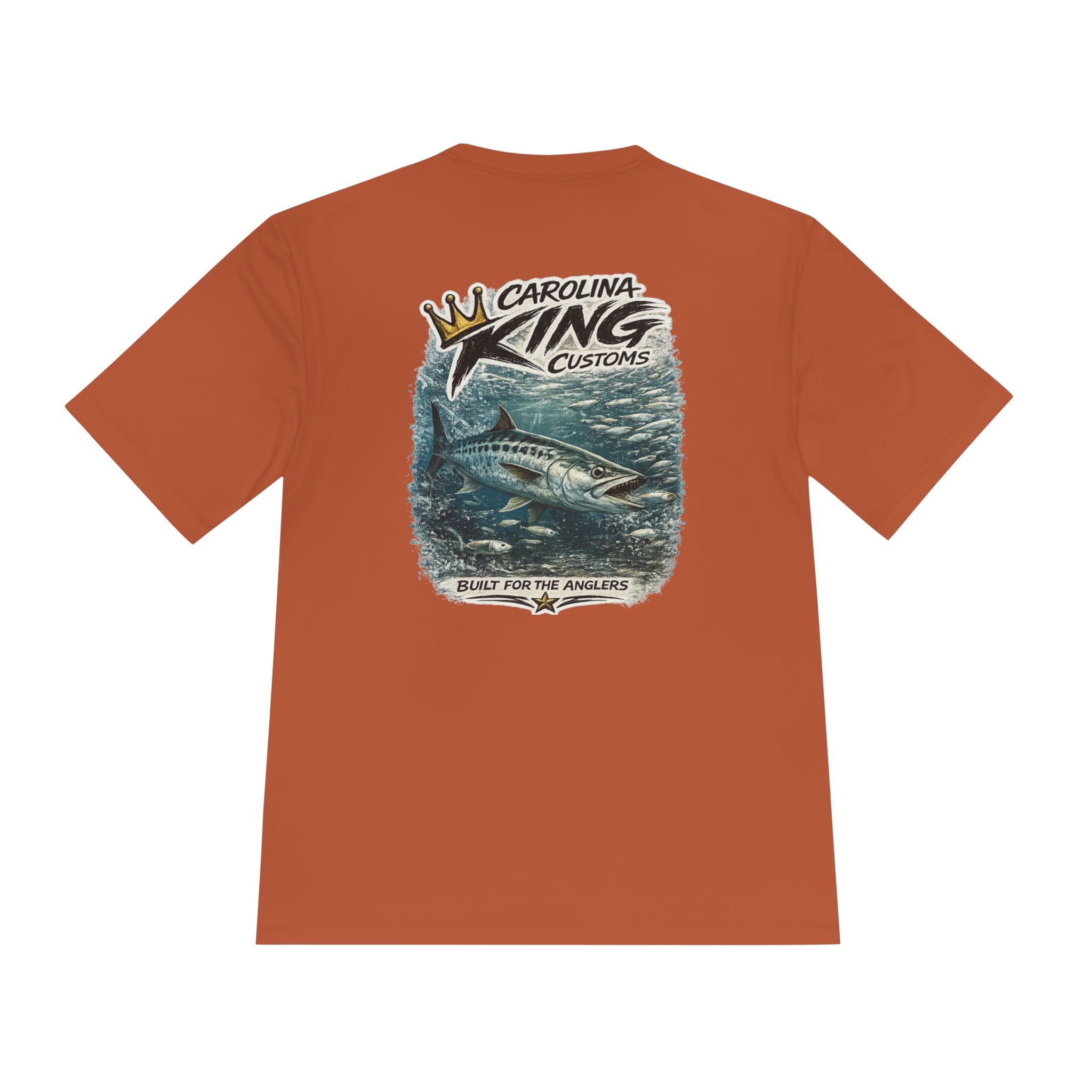 Carolina King Custom Fishing king Tee | Ocean Angler Graphic Shirt