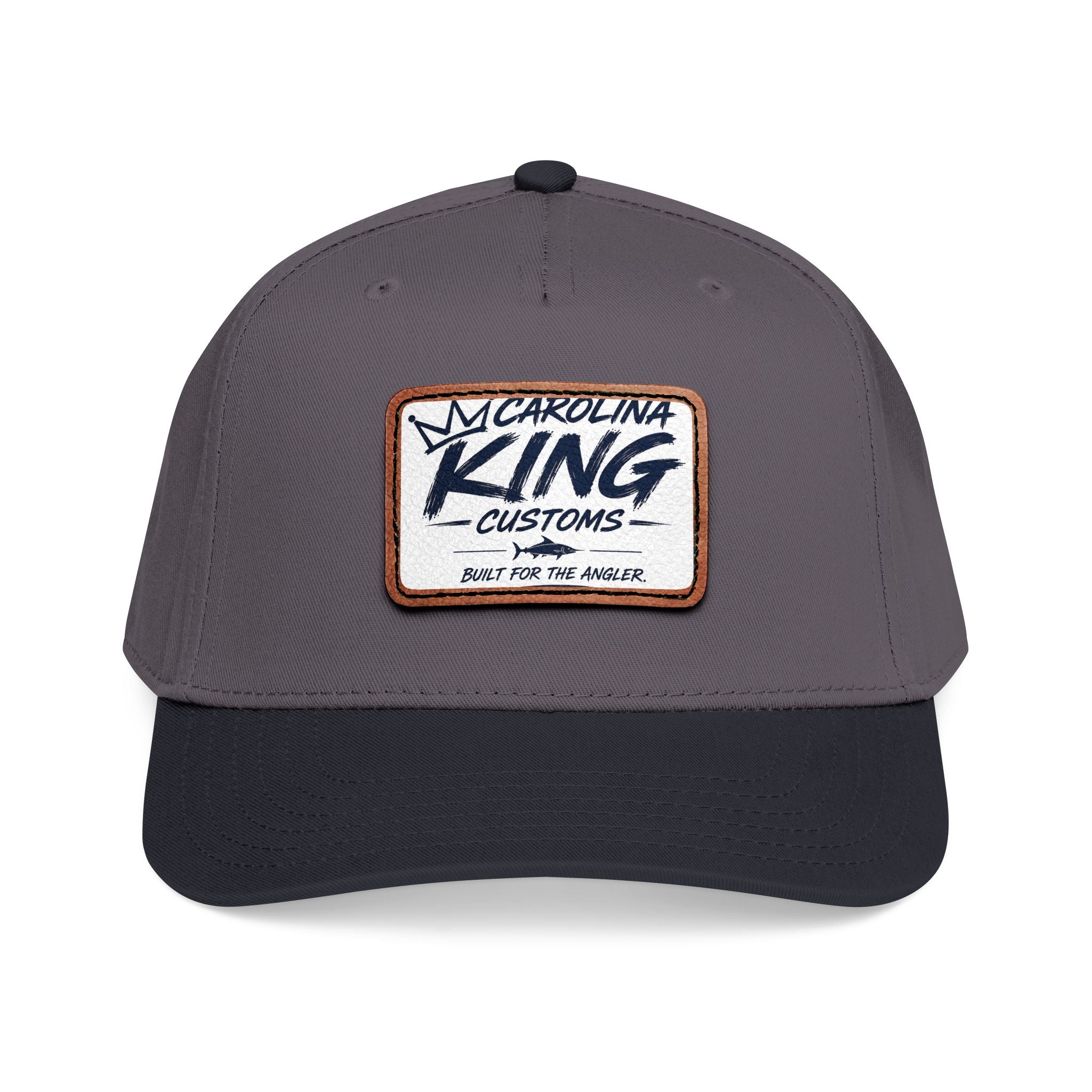 Carolina King Customs Patch Baseball Cap | Leather Rectangle Patch