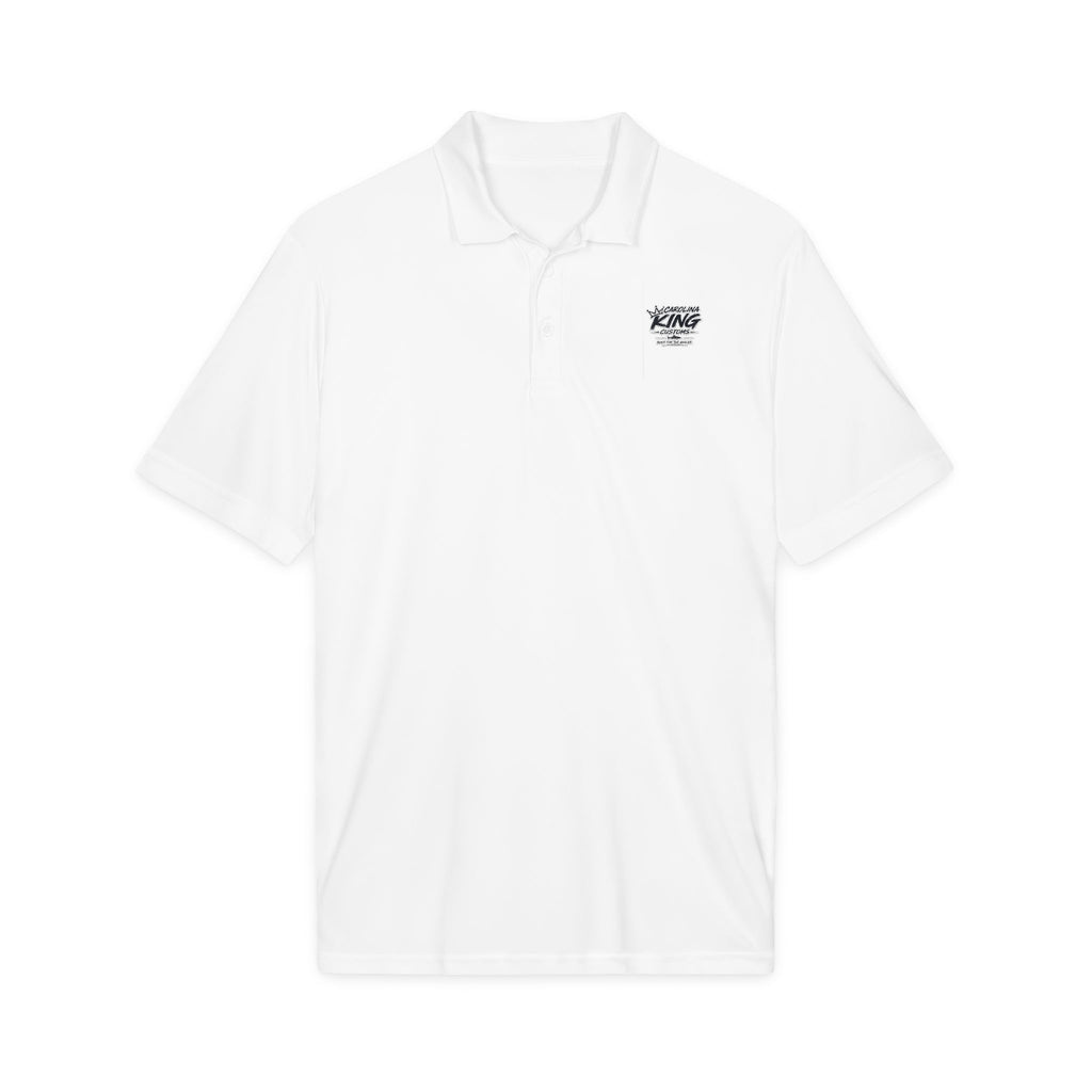 Micropolitan King Logo Polo Shirt | White embroidered chest design