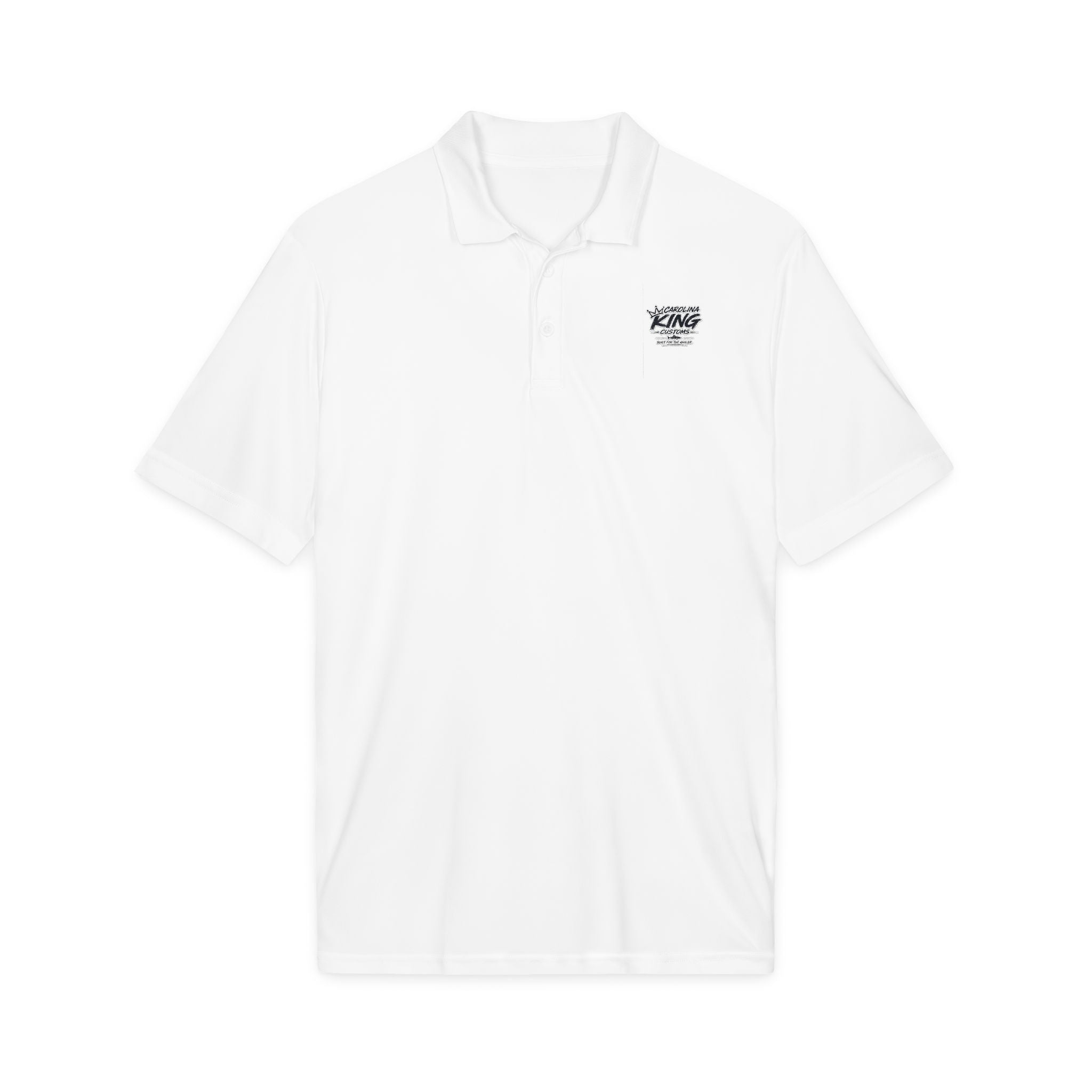 Micropolitan King Logo Polo Shirt | White embroidered chest design