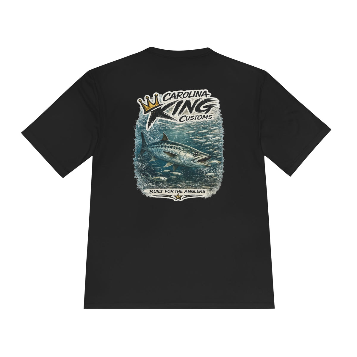 Carolina King Custom Fishing king Tee | Ocean Angler Graphic Shirt