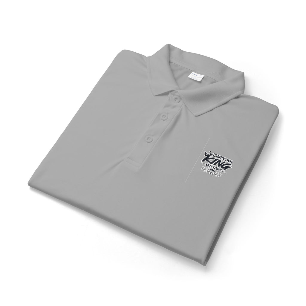 Micropolitan King Logo Polo Shirt | White embroidered chest design