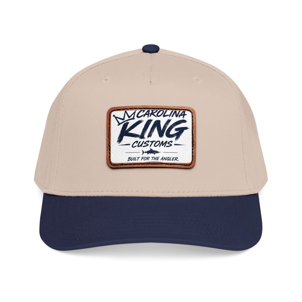 Carolina King Customs Patch Baseball Cap | Leather Rectangle Patch