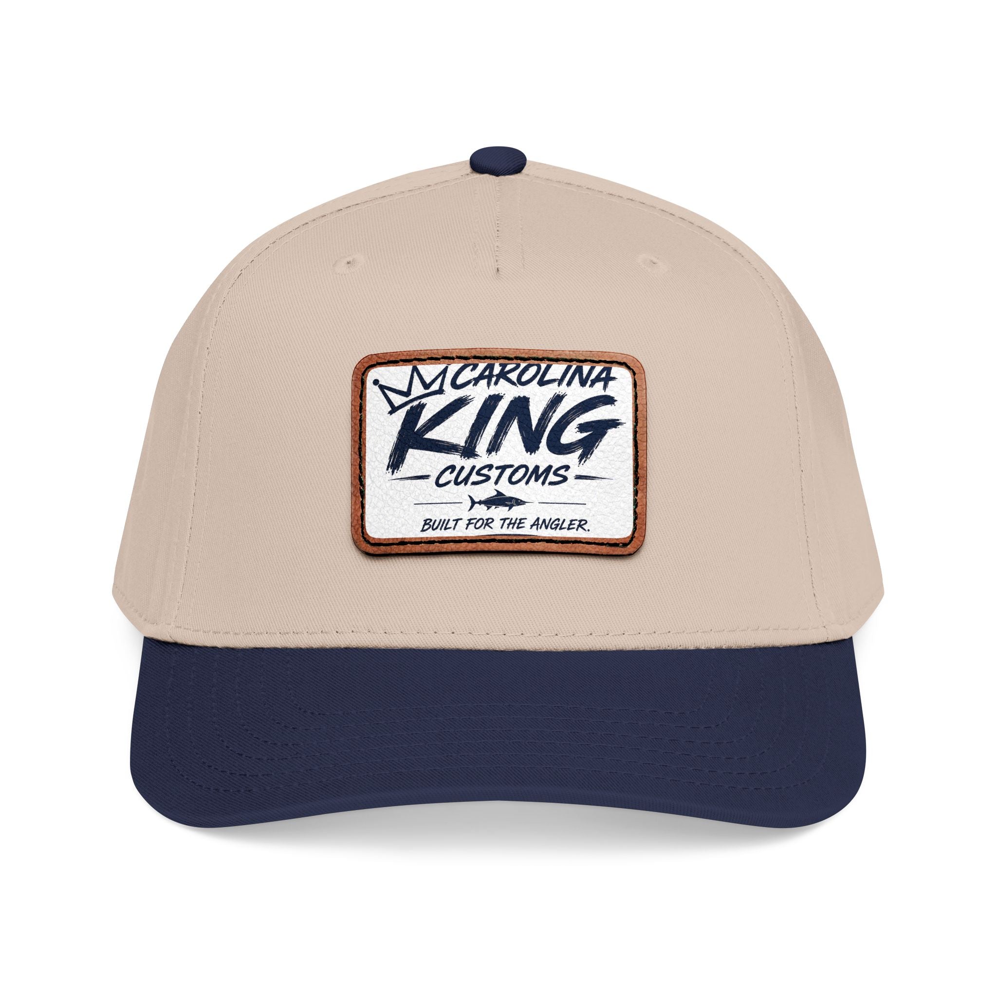 Carolina King Customs Patch Baseball Cap | Leather Rectangle Patch