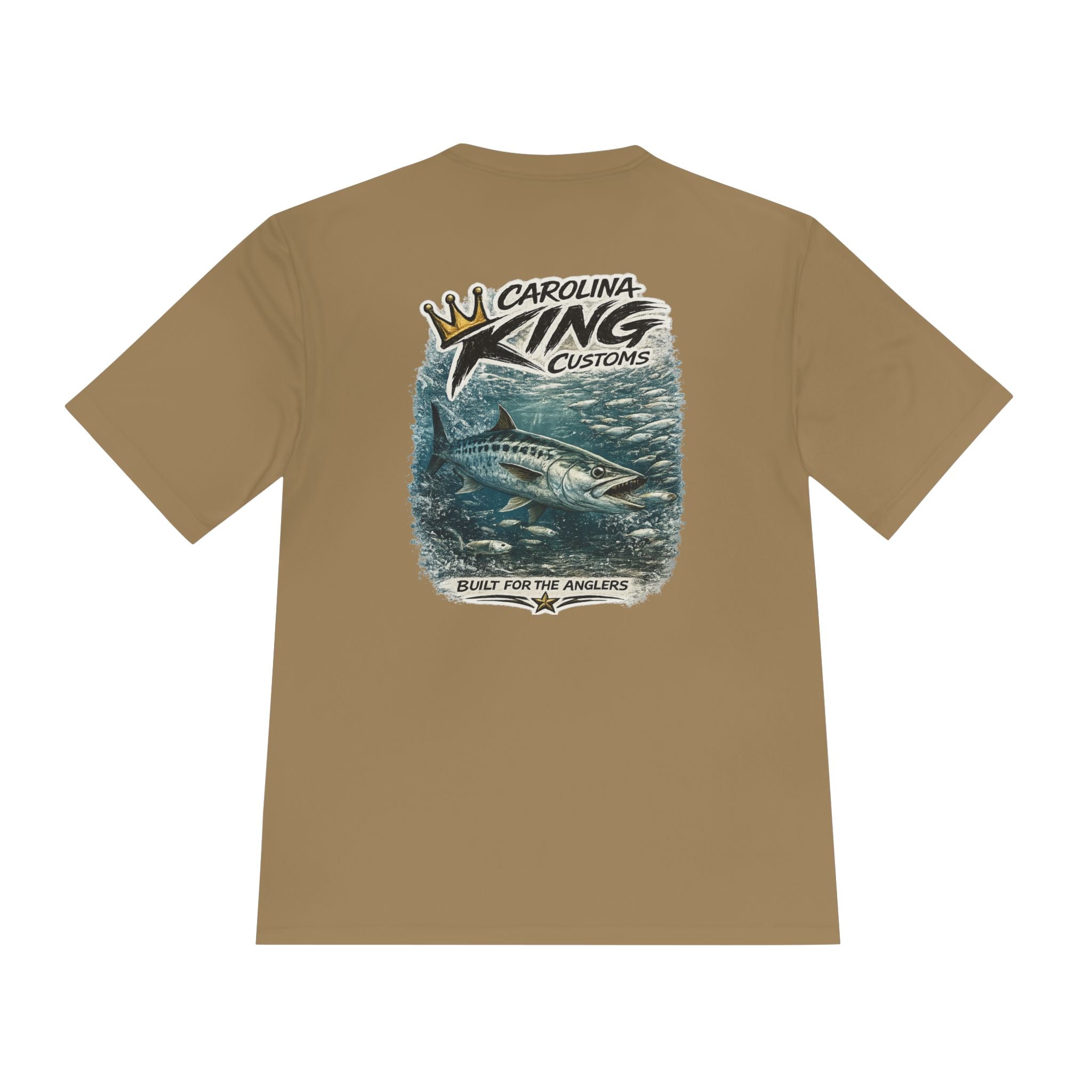 Carolina King Custom Fishing king Tee | Ocean Angler Graphic Shirt
