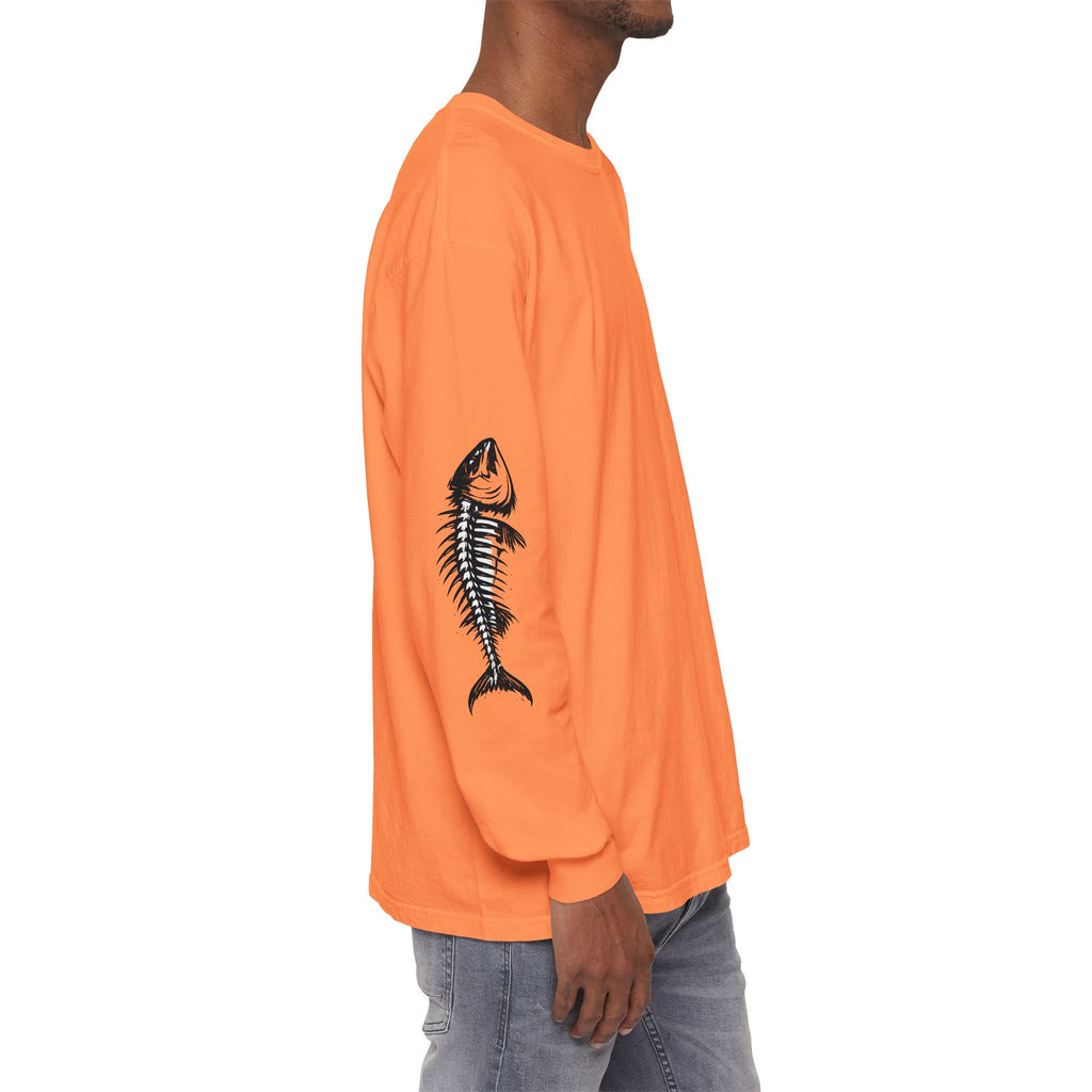 Crown CKC Script Chest Logo Long Sleeve T-Shirt | Minimal Hipster Streetwear