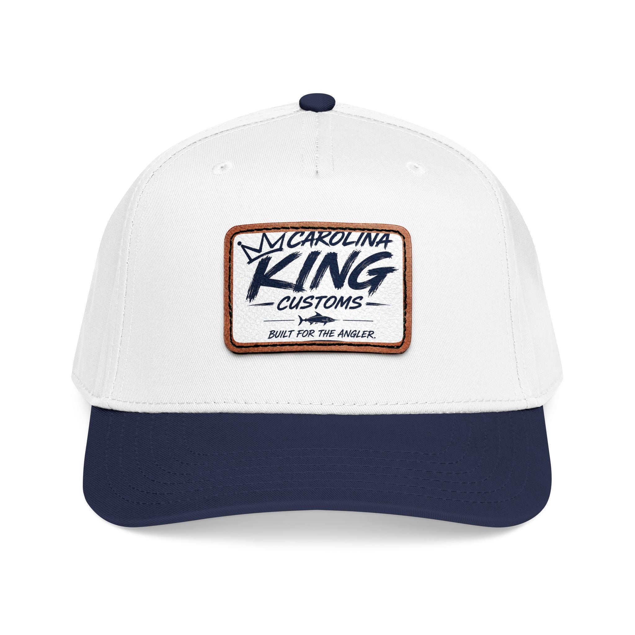 Carolina King Customs Patch Baseball Cap | Leather Rectangle Patch
