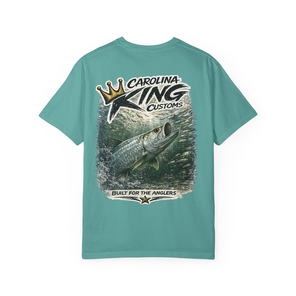 Carolina King Customs Tarpon Illustration T-shirt | Fishing Graphic Tee