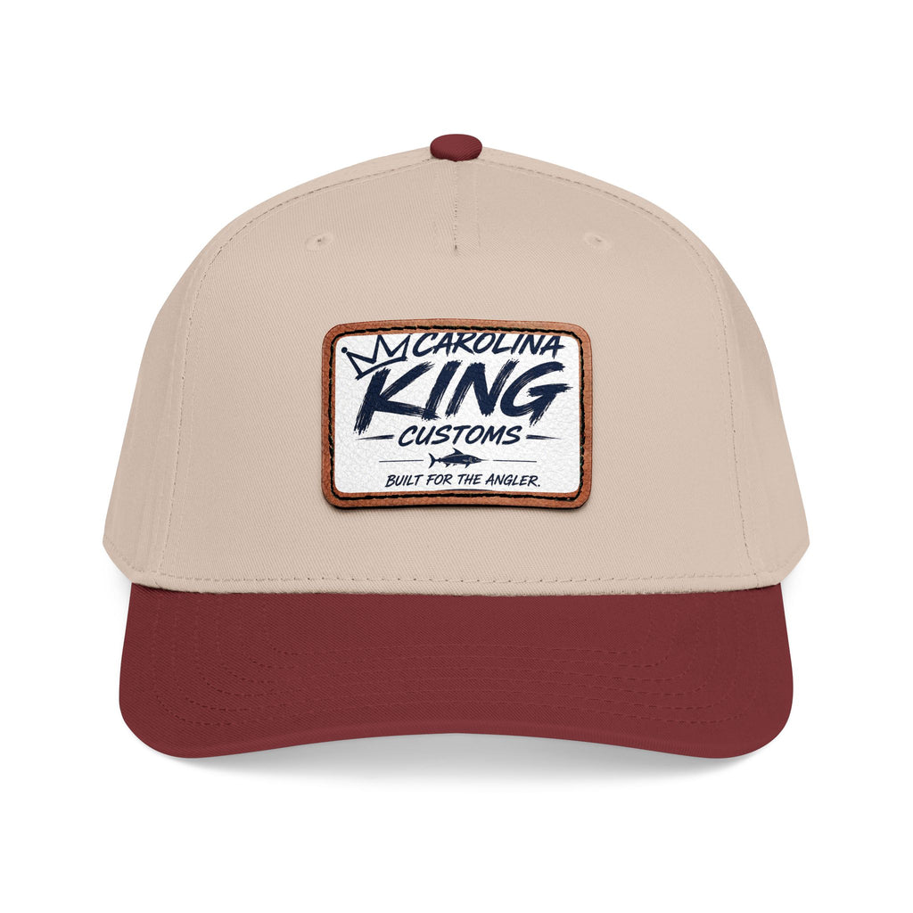Carolina King Customs Patch Baseball Cap | Leather Rectangle Patch