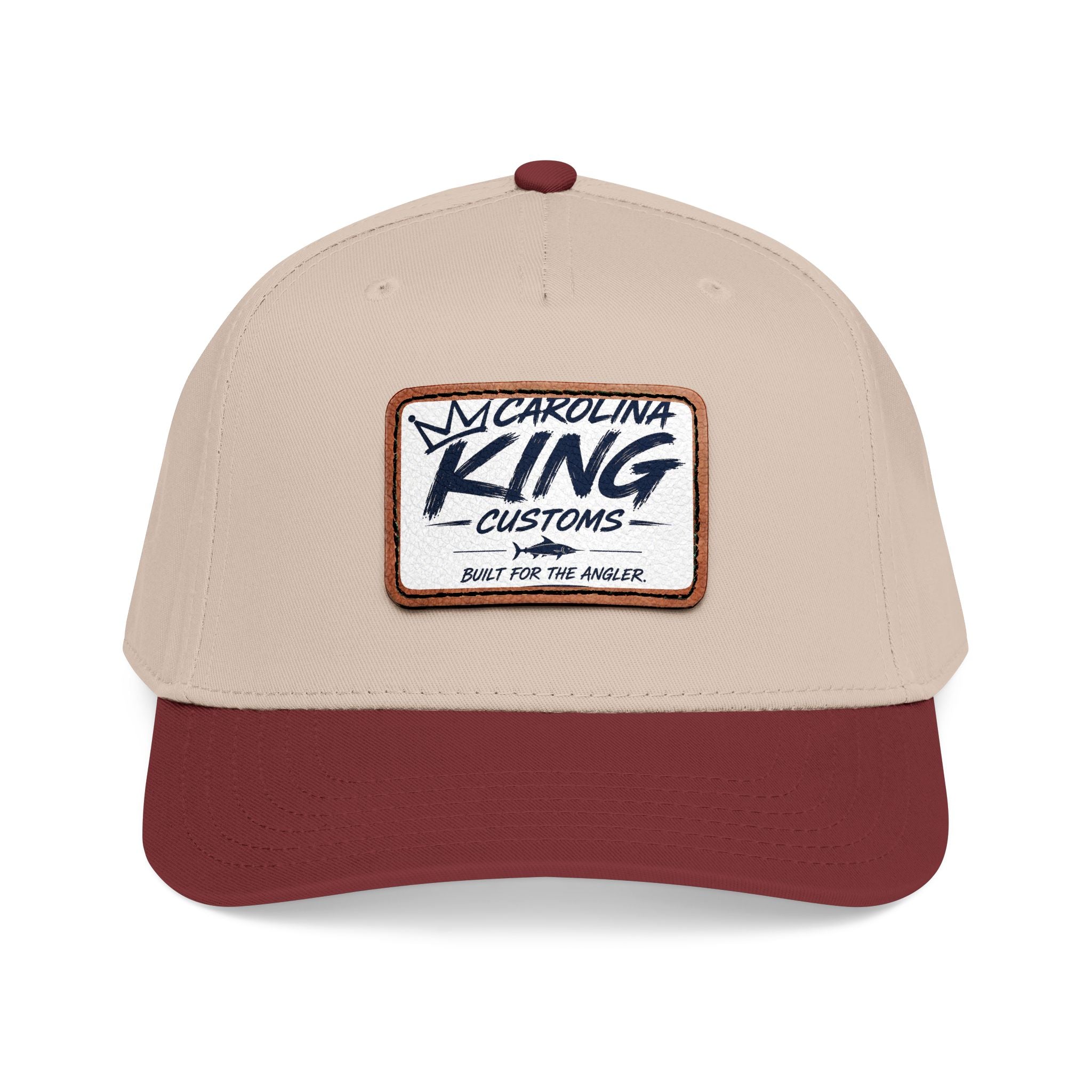Carolina King Customs Patch Baseball Cap | Leather Rectangle Patch