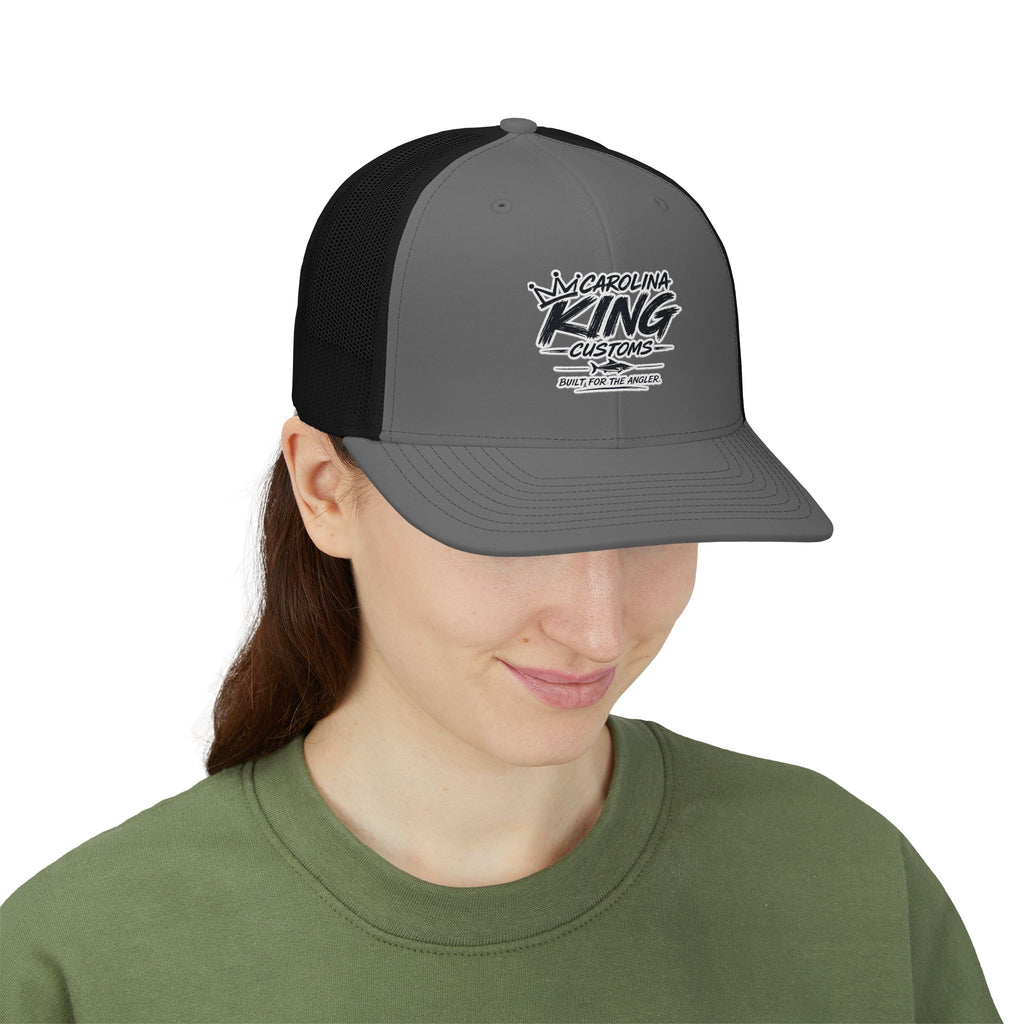Carolina King Customs logo Snapback Cap | Trucker Mesh Hat