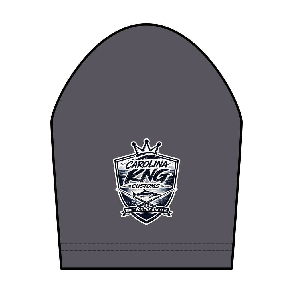 Carolina King cabia Logo T-Shirt | Small Chest Graphic, Gray Tee