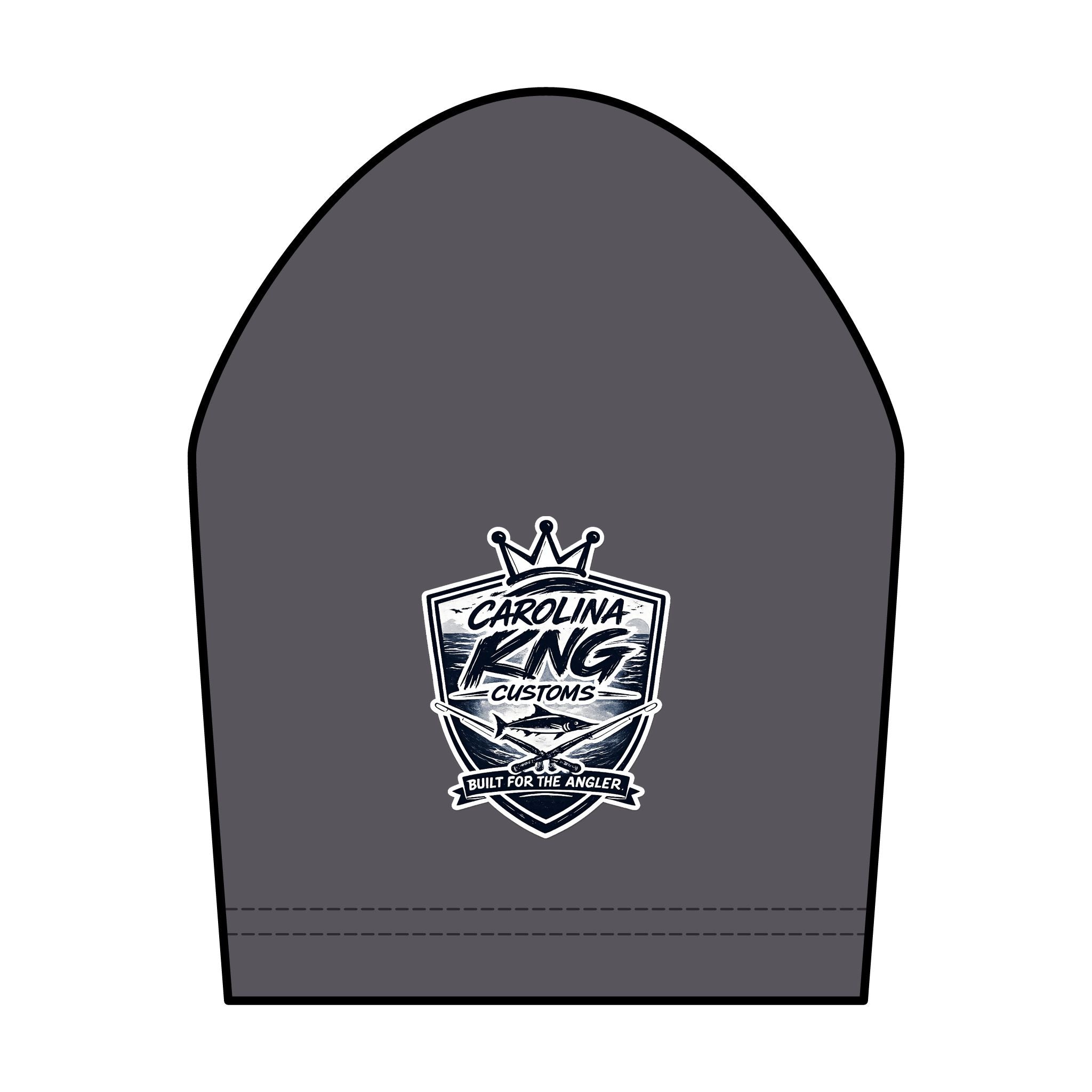 Carolina King cabia Logo T-Shirt | Small Chest Graphic, Gray Tee