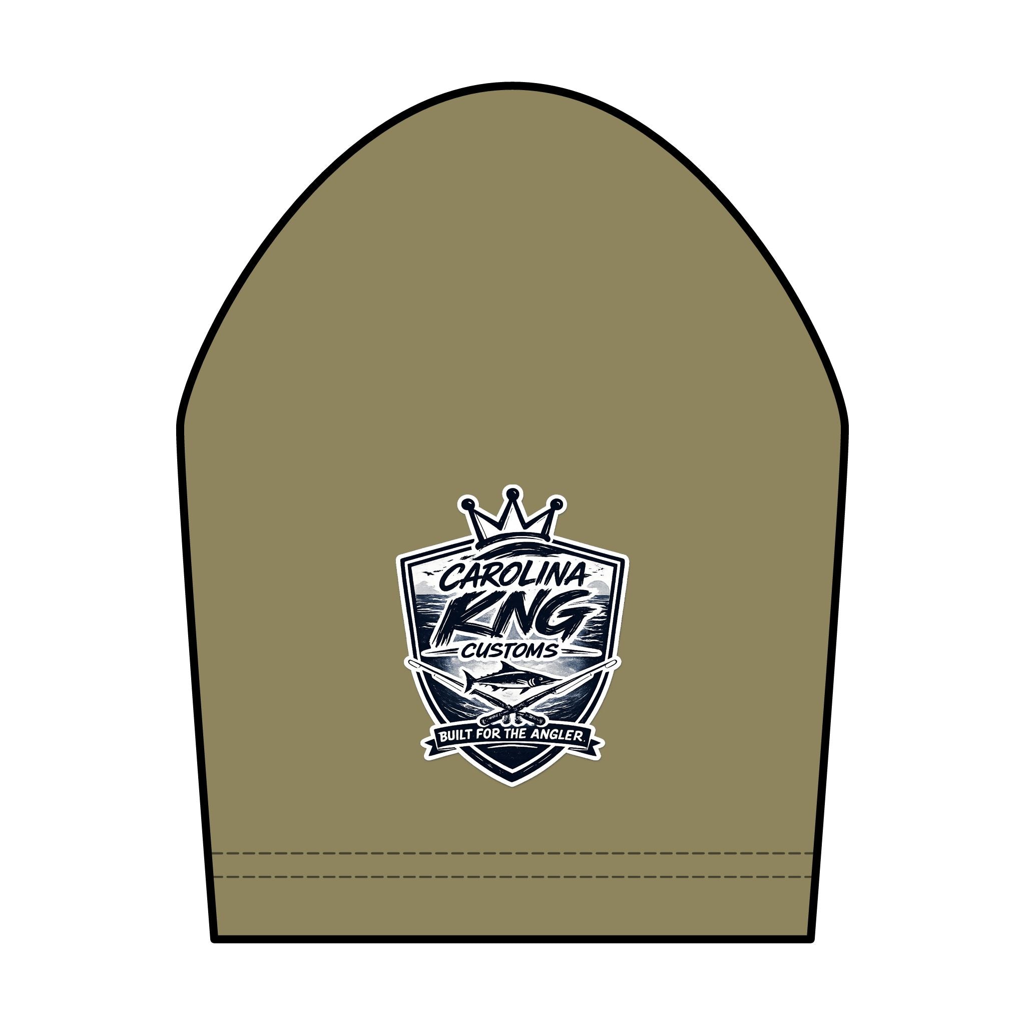 Carolina King cabia Logo T-Shirt | Small Chest Graphic, Gray Tee
