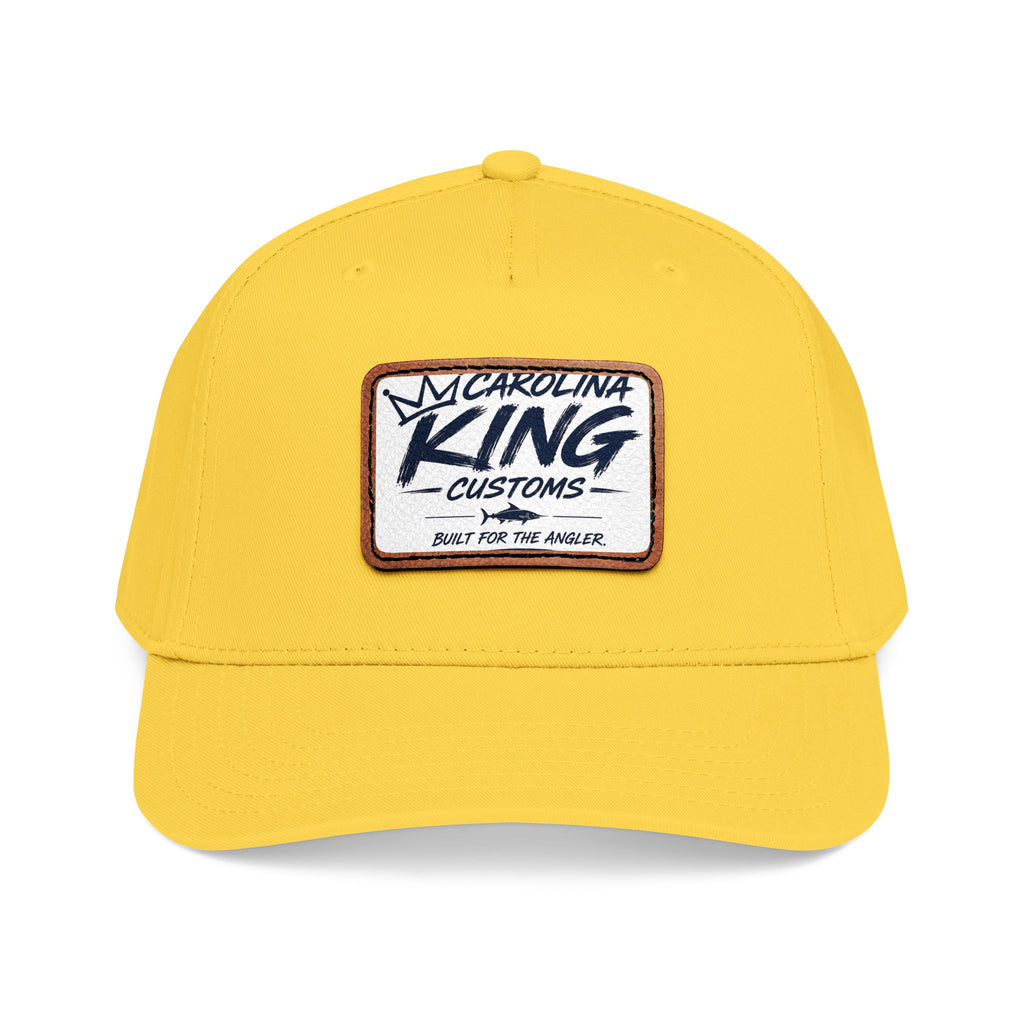 Carolina King Customs Patch Baseball Cap | Leather Rectangle Patch