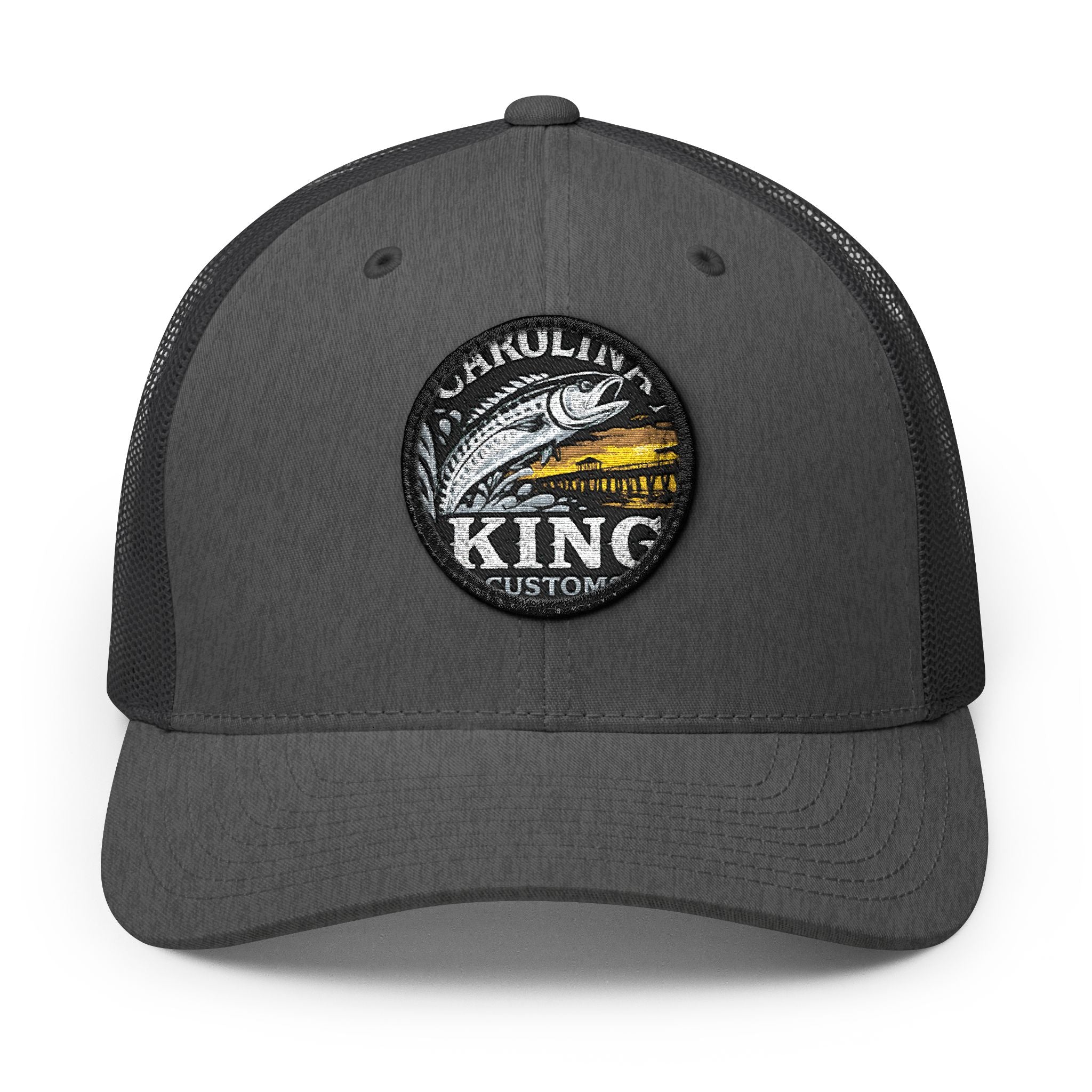 Carolina King Vintage Fishing Patch Snapback