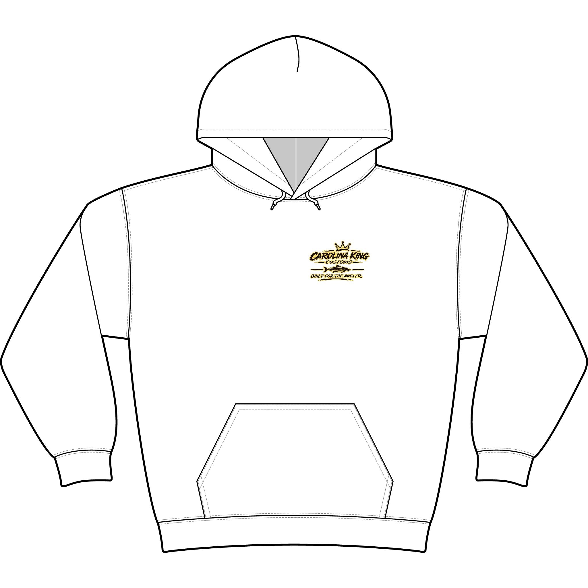 Skull Crown Crest hoodie | Small Chest Emblem sweatshirt