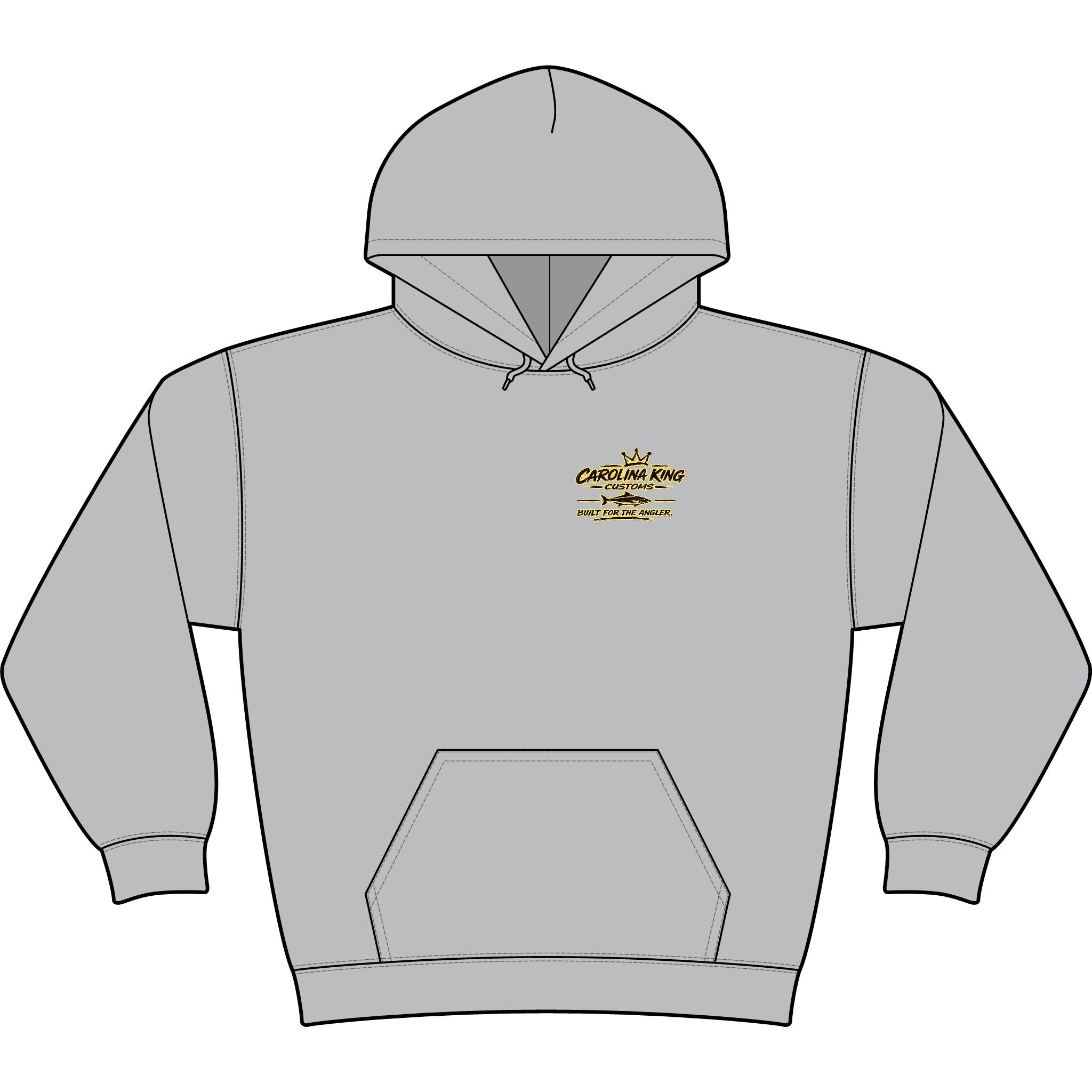 Skull Crown Crest hoodie | Small Chest Emblem sweatshirt