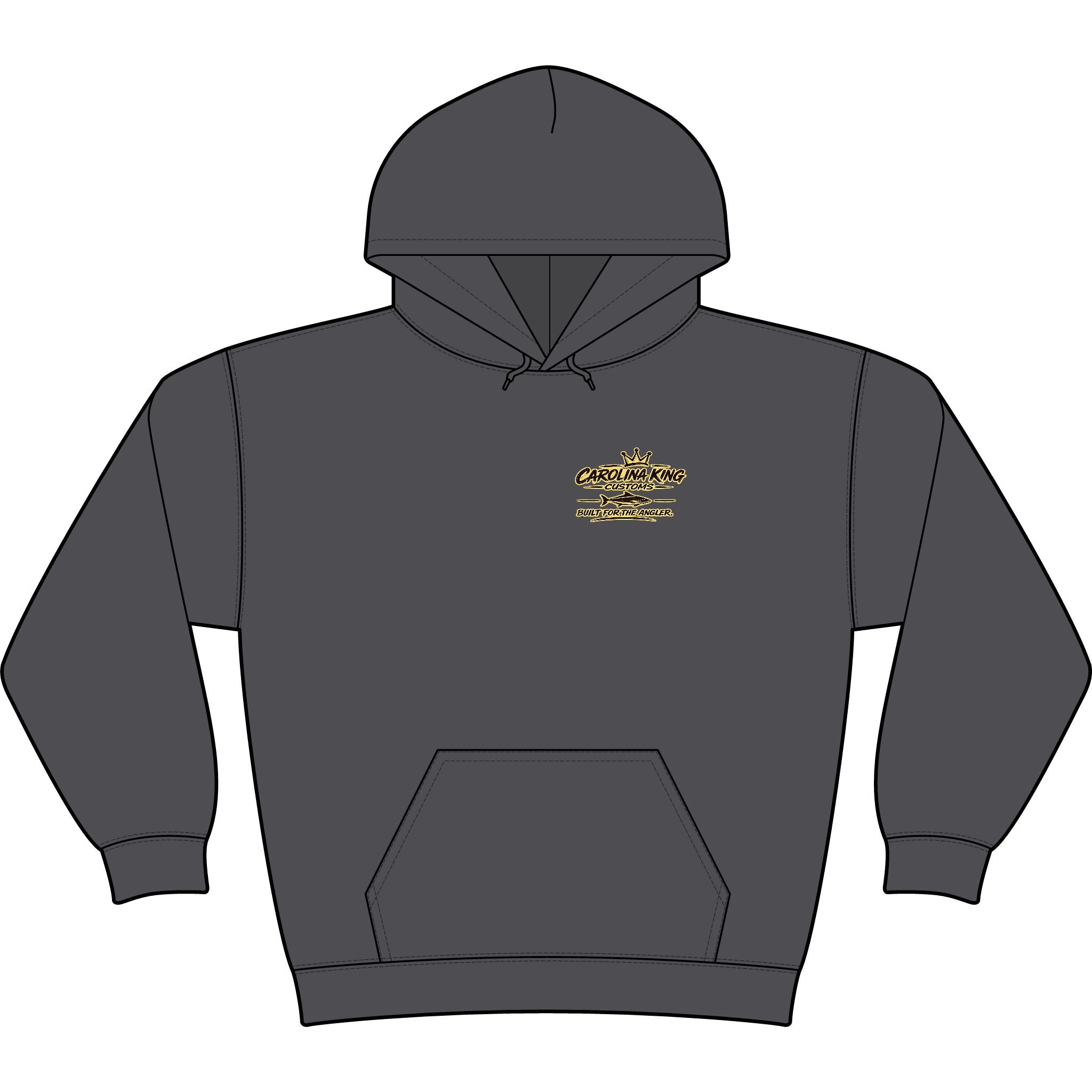 Skull Crown Crest hoodie | Small Chest Emblem sweatshirt