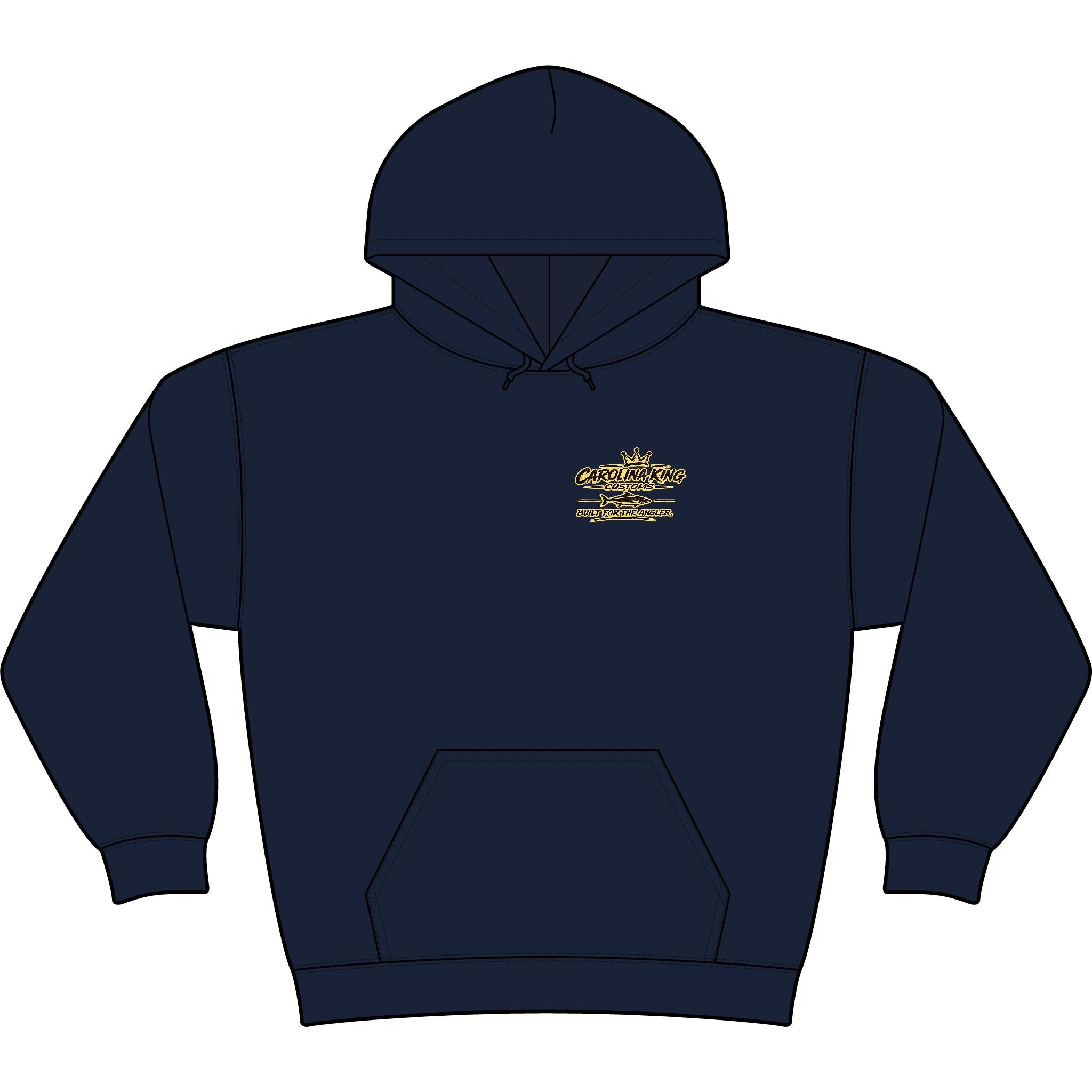 Skull Crown Crest hoodie | Small Chest Emblem sweatshirt